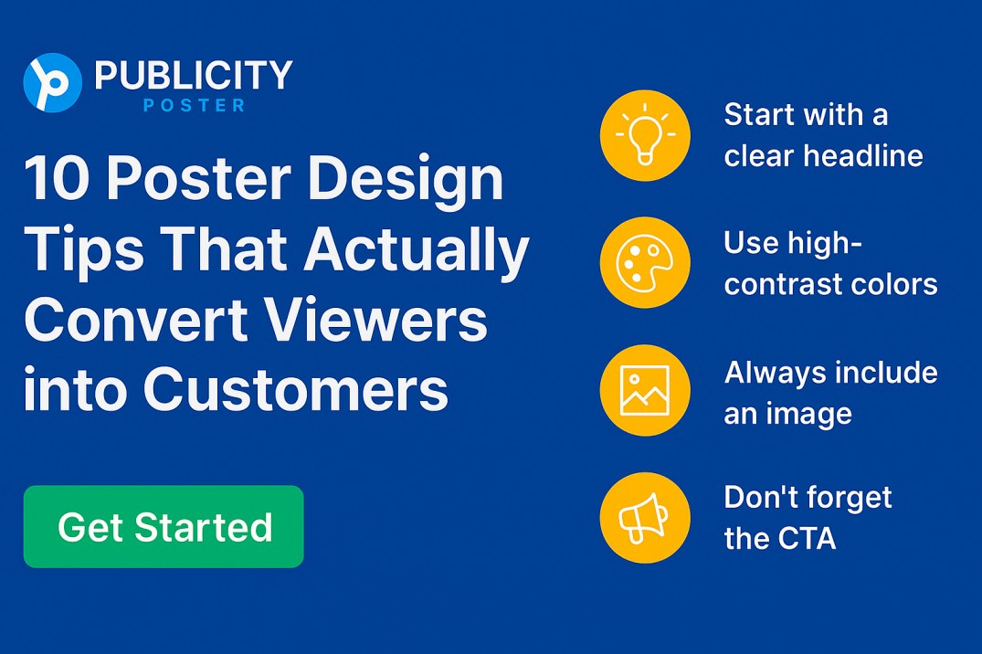 10 Poster Design Tips That Actually Convert Viewers into Customers