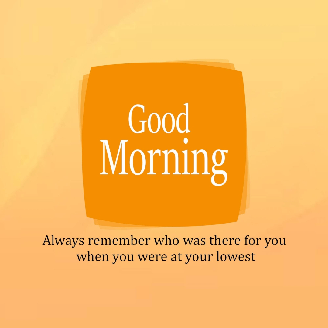 Good Morning