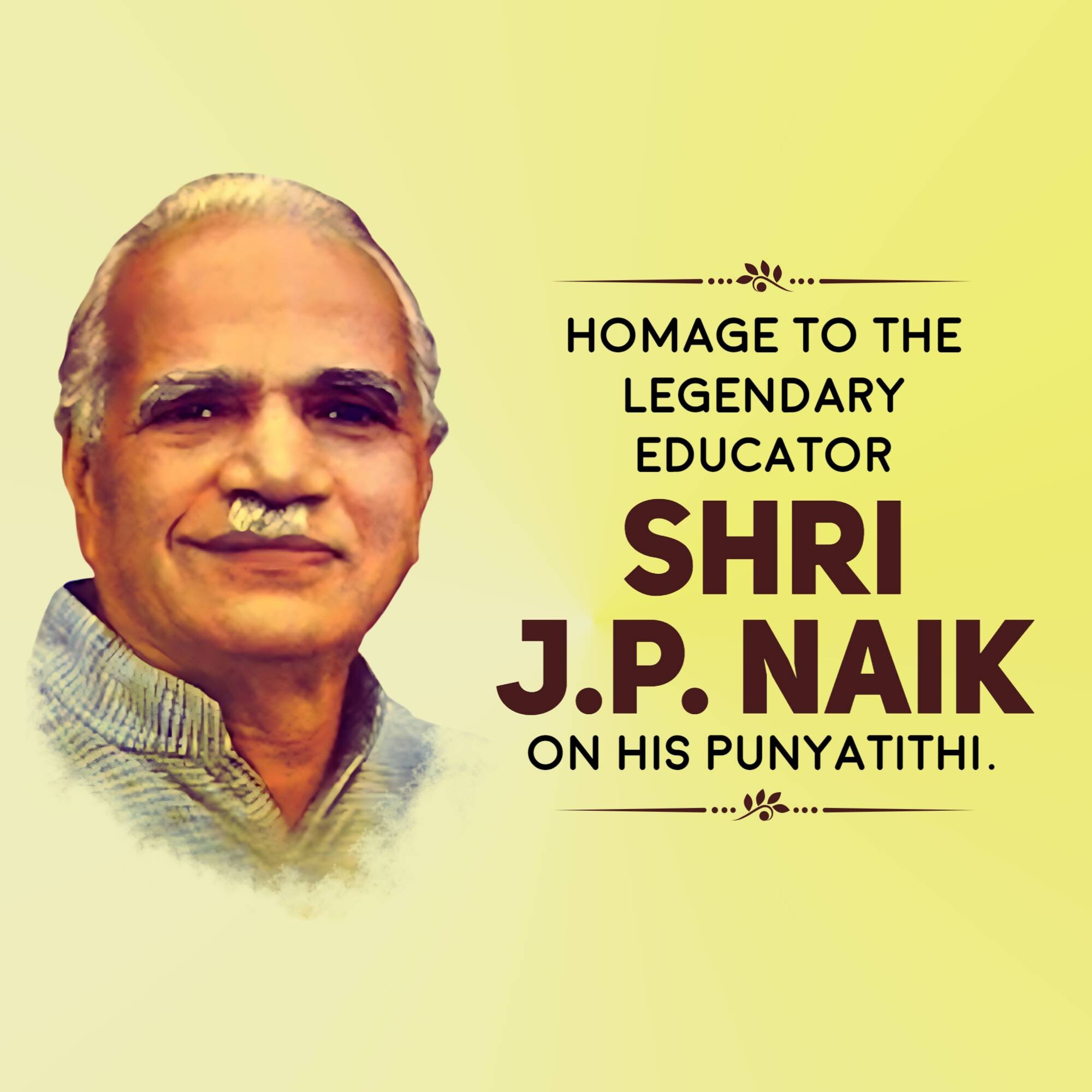 Shree Jayant Pandurang Naik Punyatithi