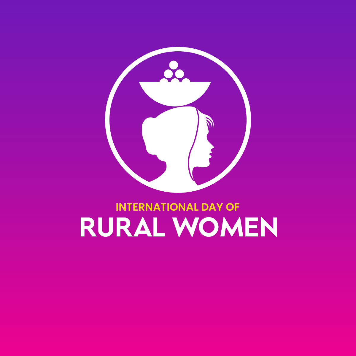 International Day of Rural Women