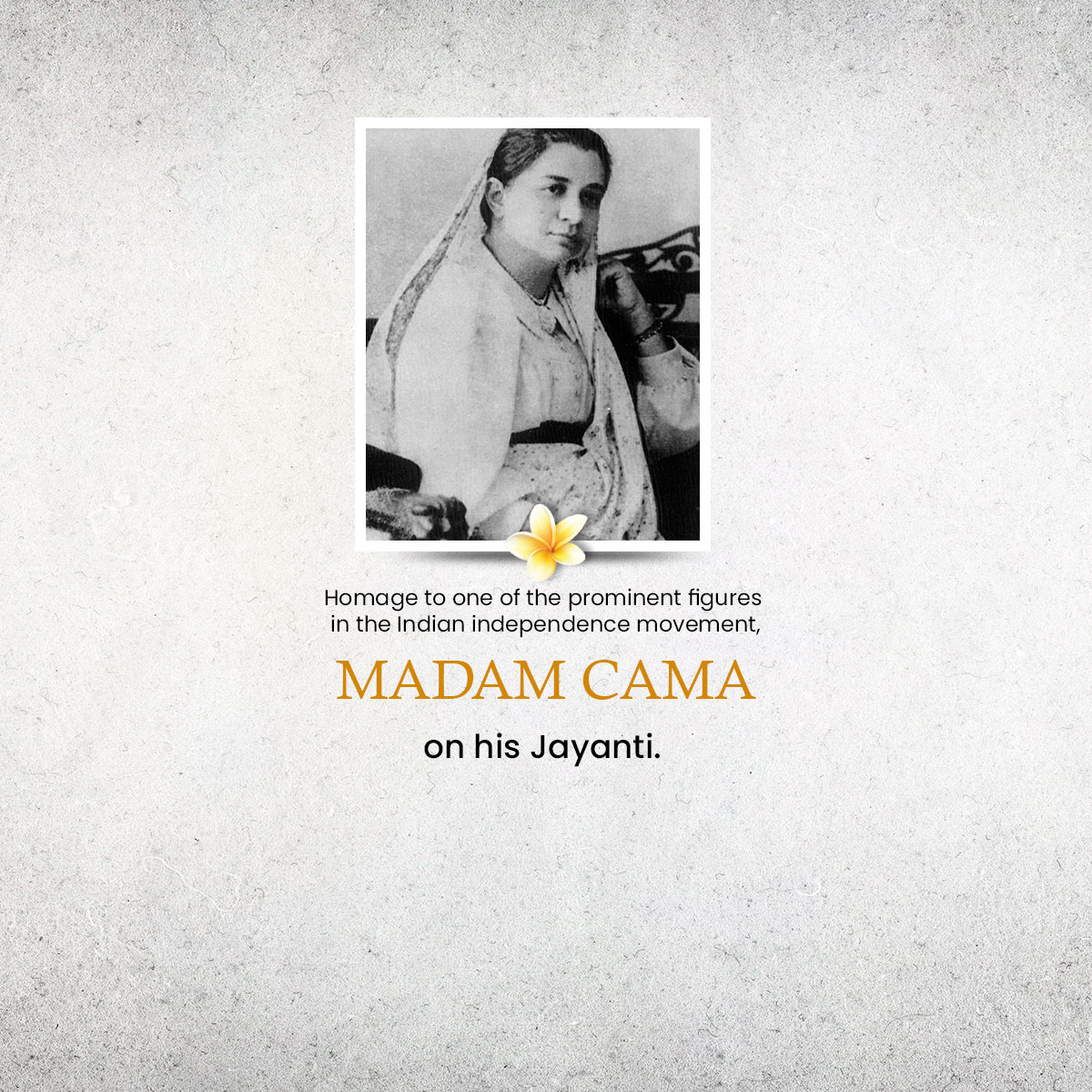 Bhikaji Cama Jayanti