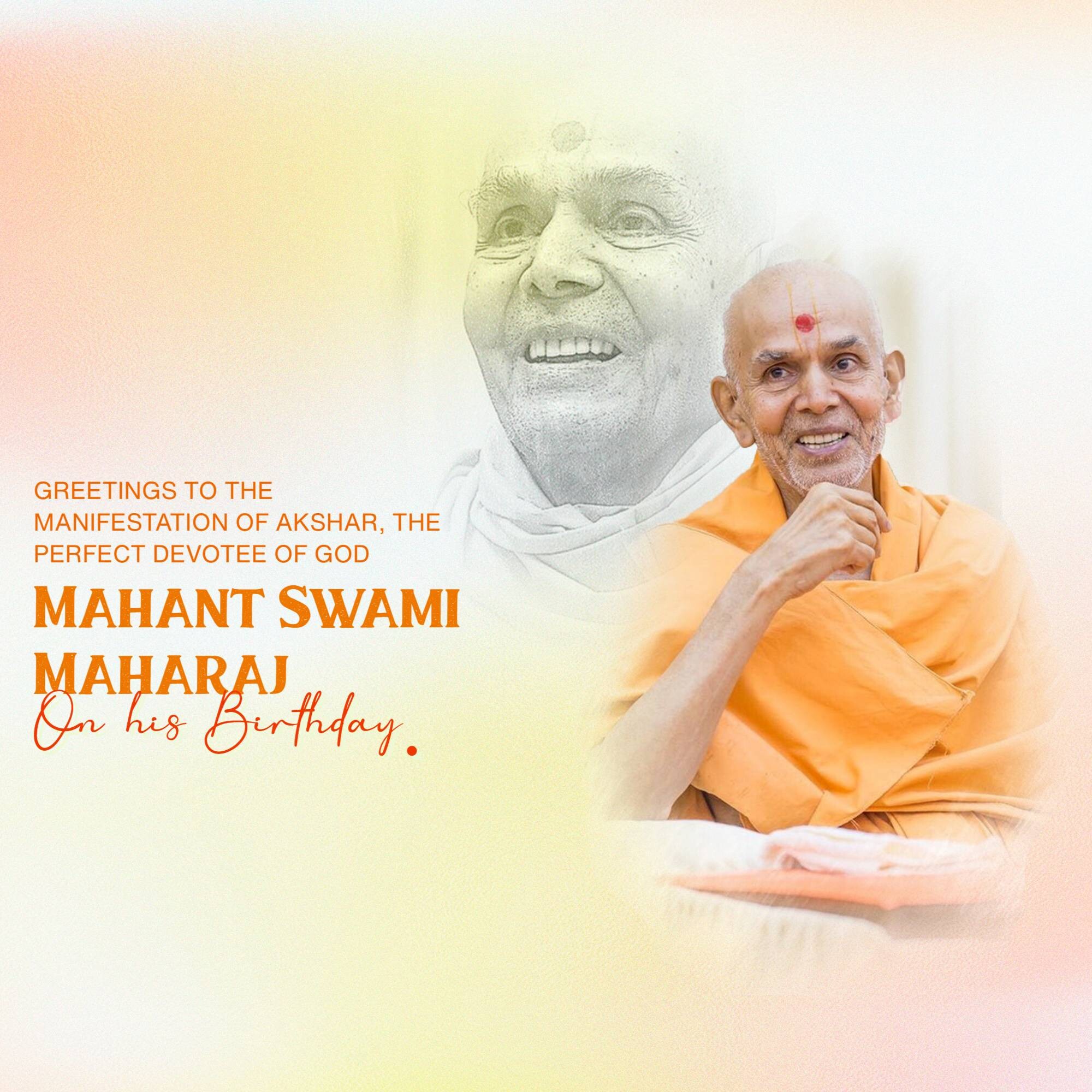 Mahant Swami Maharaj Birthday