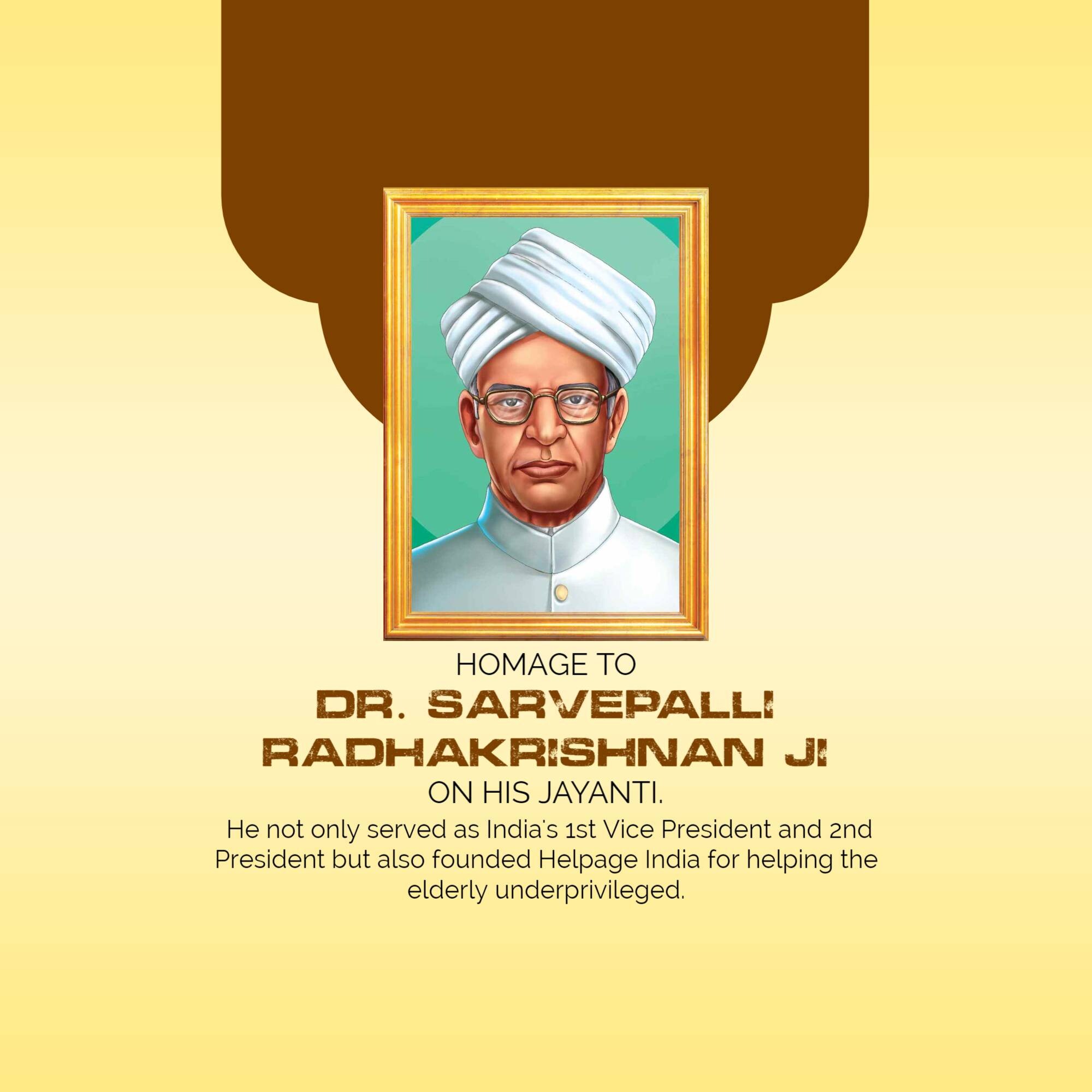 Sarvepalli Radhakrishnan Jayanti