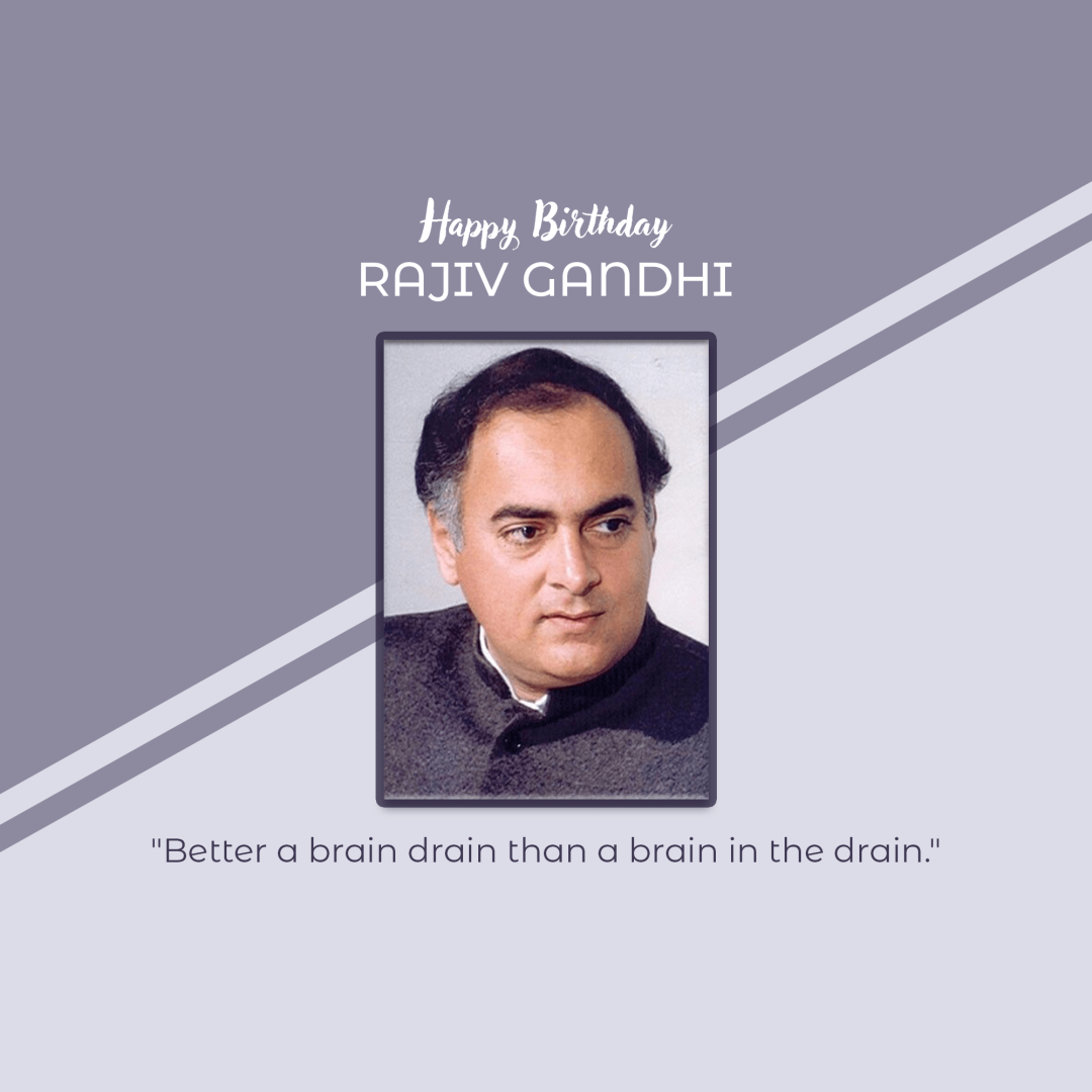 Rajiv Gandhi Birth Anniversary