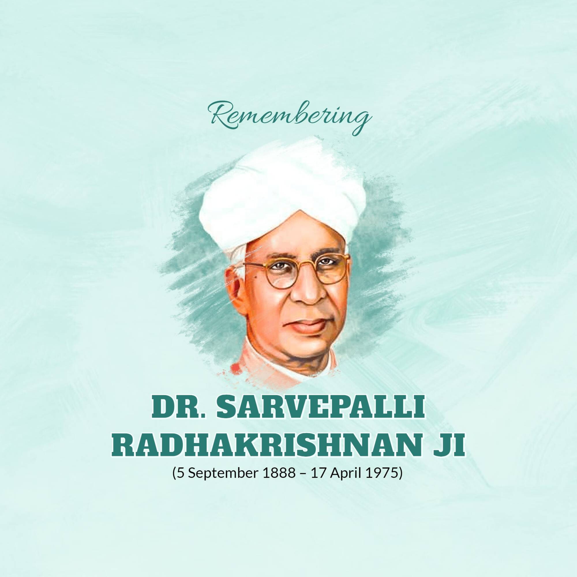 Sarvepalli Radhakrishnan Jayanti