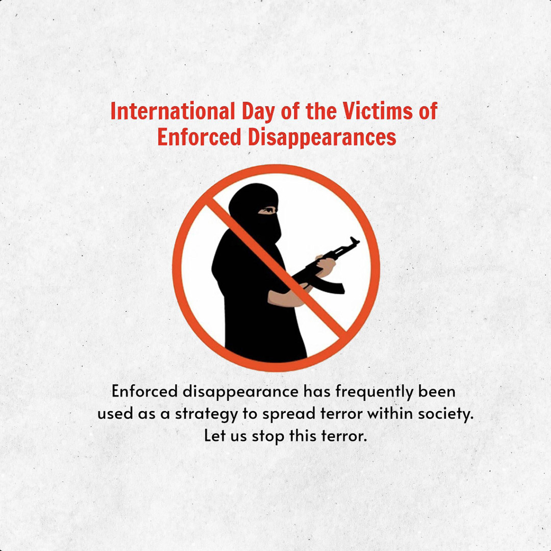 Victims of Enforced Disappearances Day