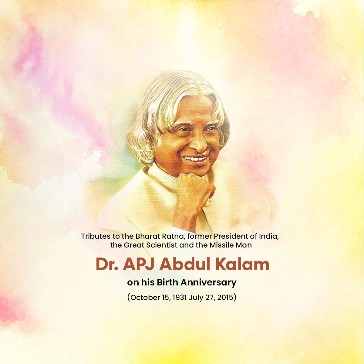 Dr. A. P. J. Abdul Kalam Ji Jayanti