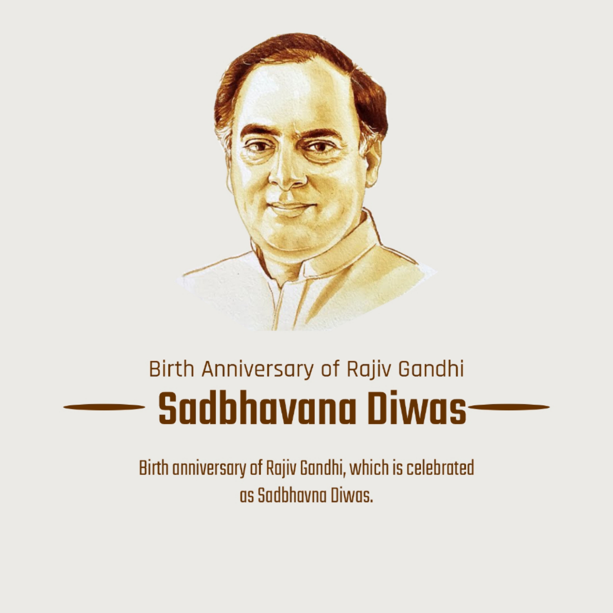 Sadbhavana Diwas