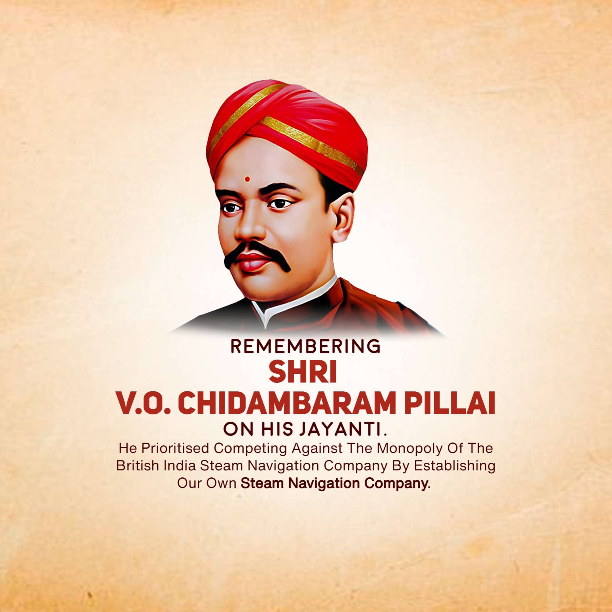 V. O. Chidambaram Pillai Jayanti