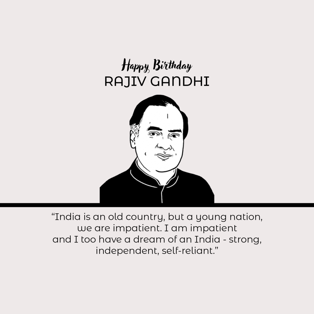 Rajiv Gandhi Birth Anniversary