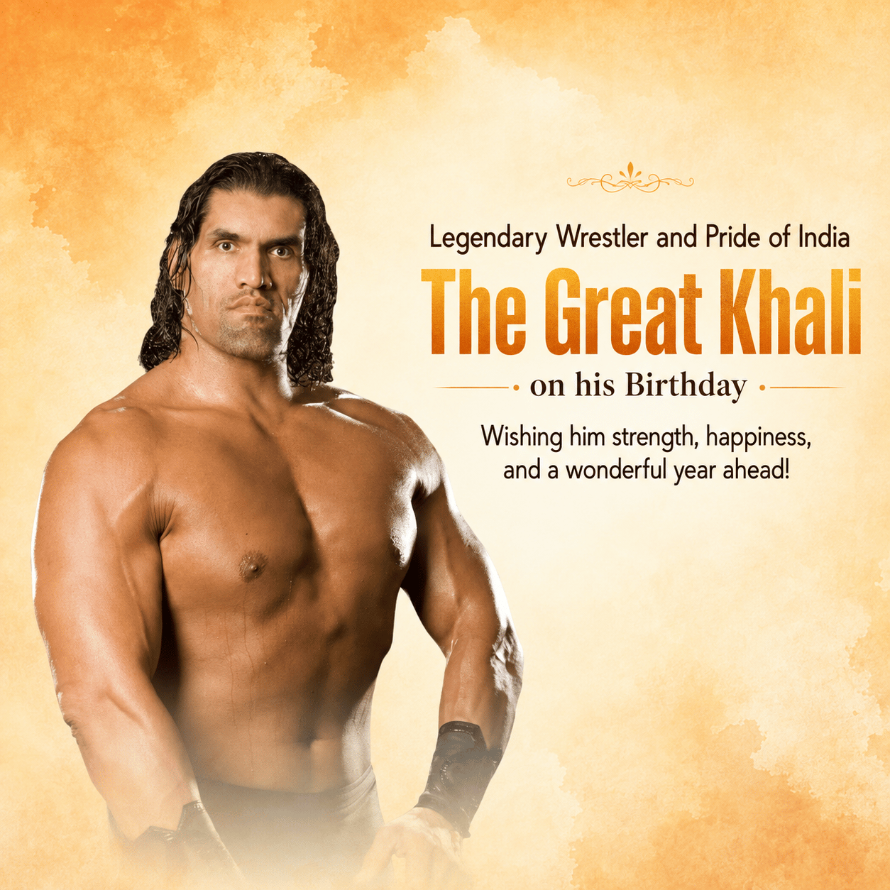 The Great Khali Birthday
