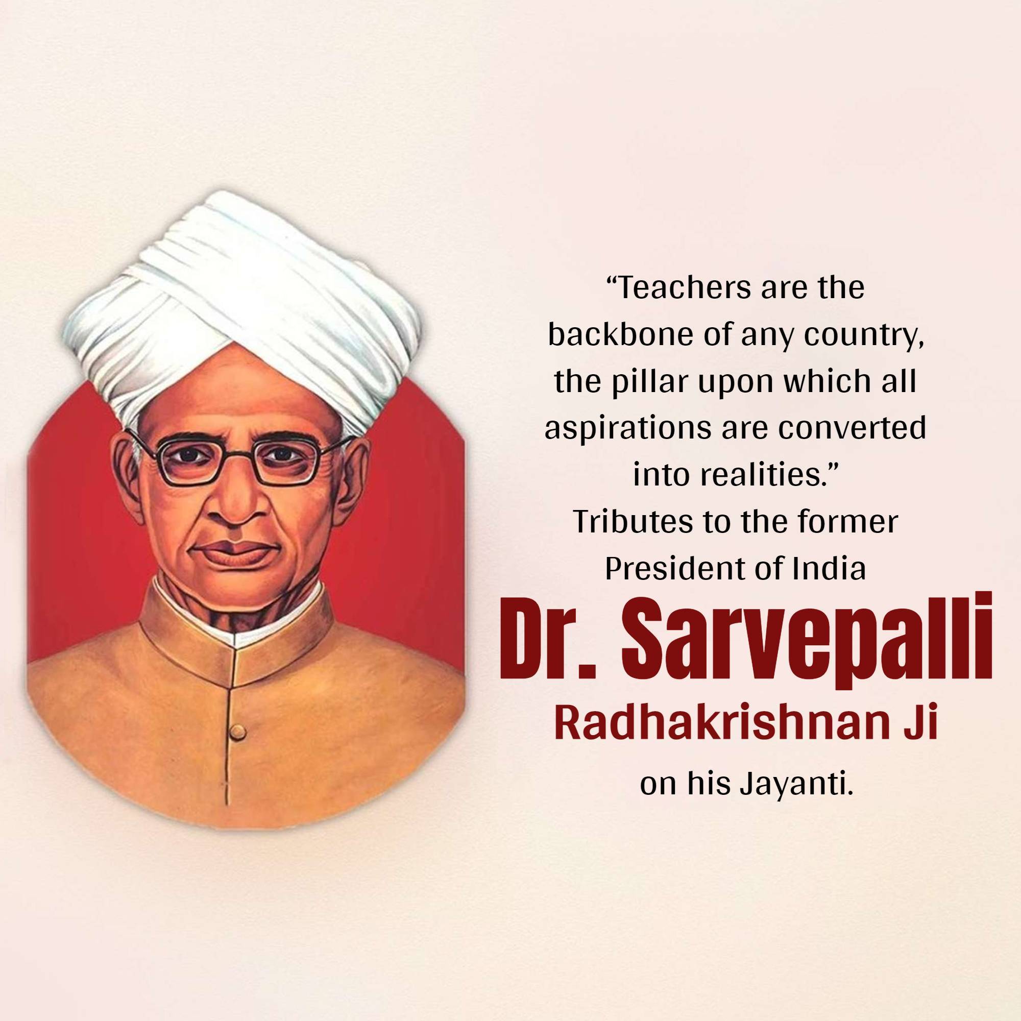 Sarvepalli Radhakrishnan Jayanti