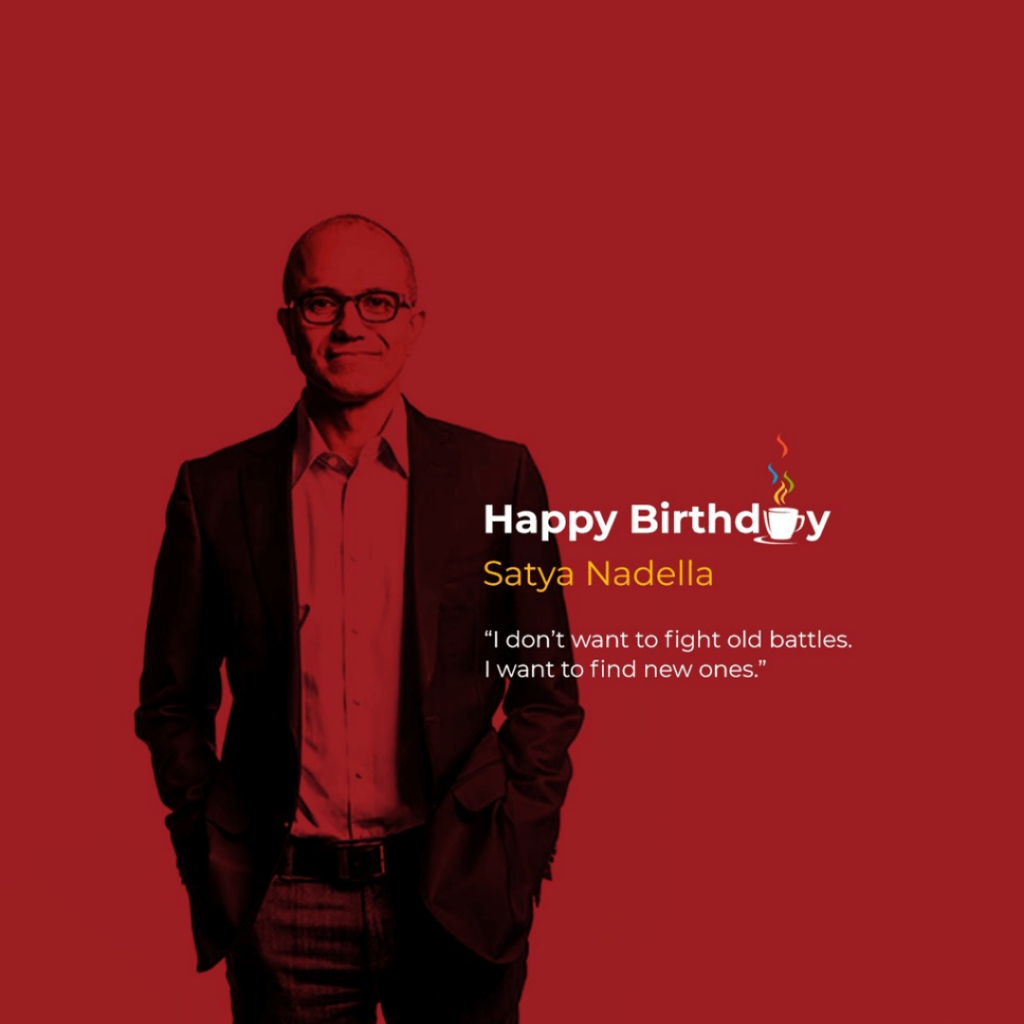 Satya Nadella Happy Birthday