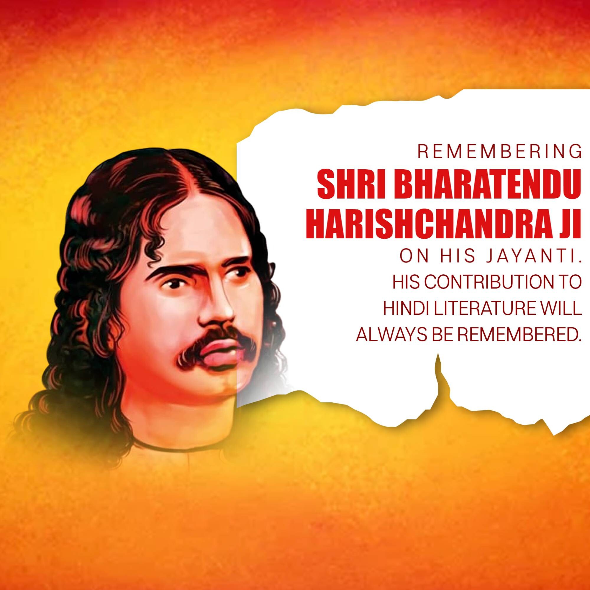 Bhartendu Harishchandra Jayanti