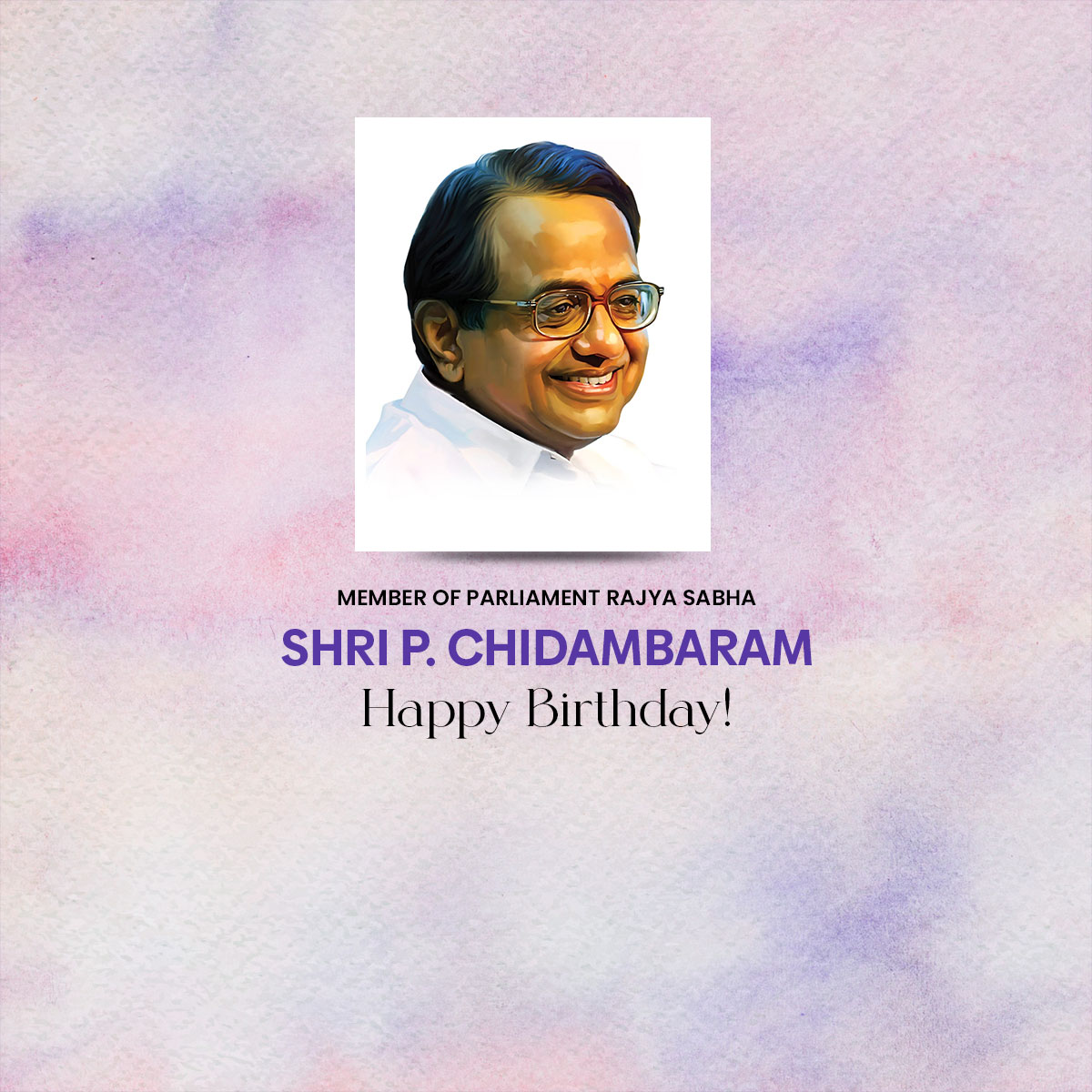 P. Chidambaram Birthday