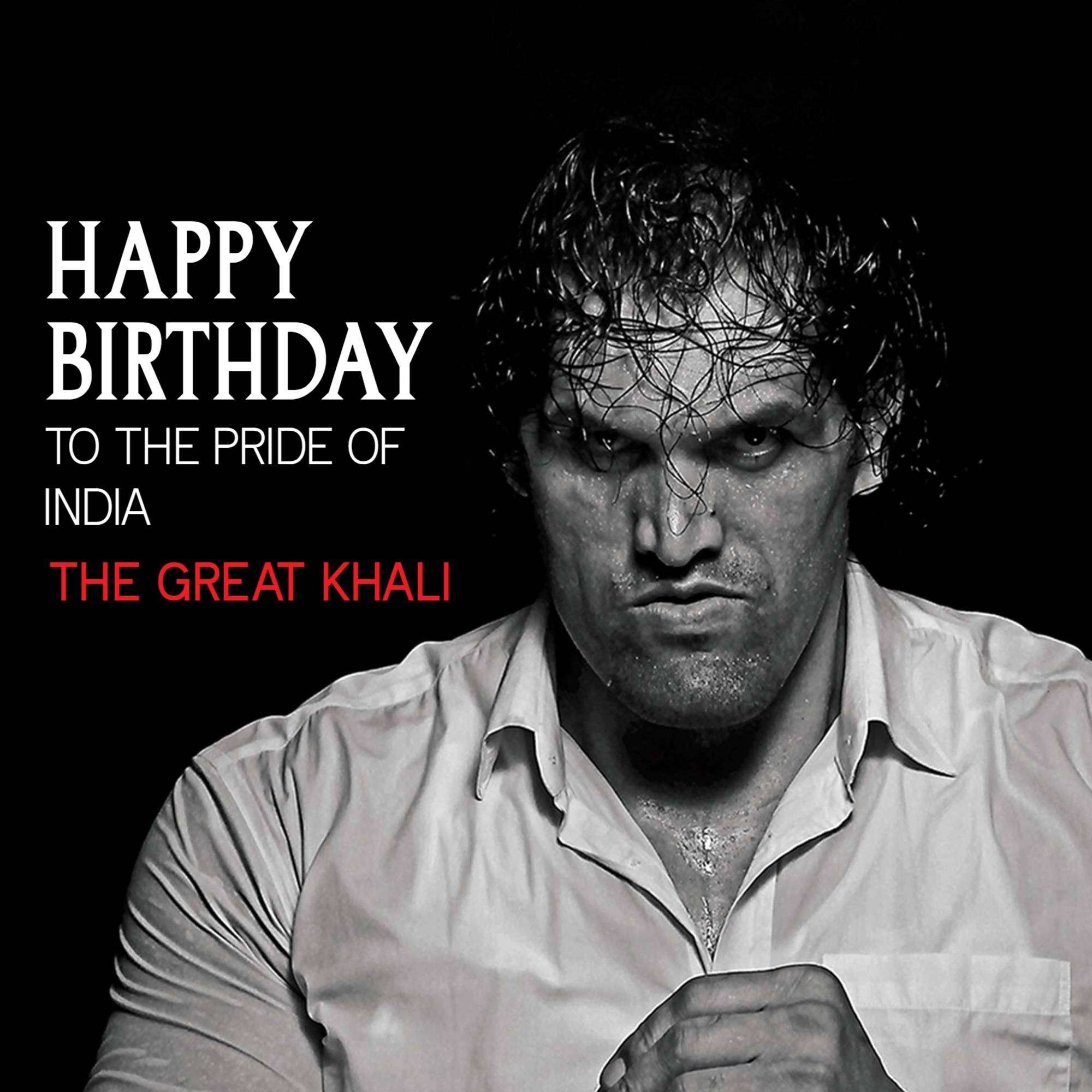 The Great Khali Birthday