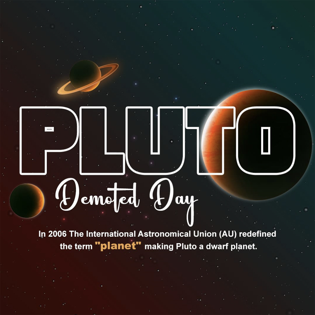 Pluto Demoted Day