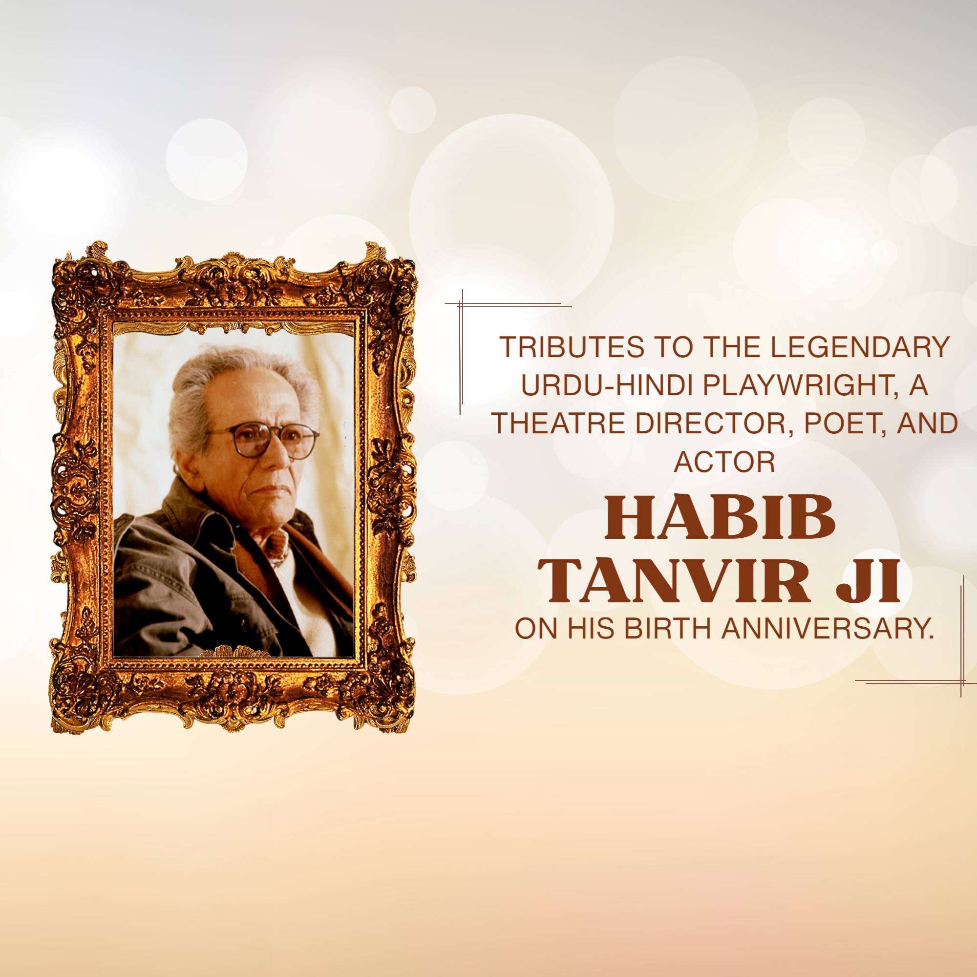 Habib Tanvir Ji Jayanti