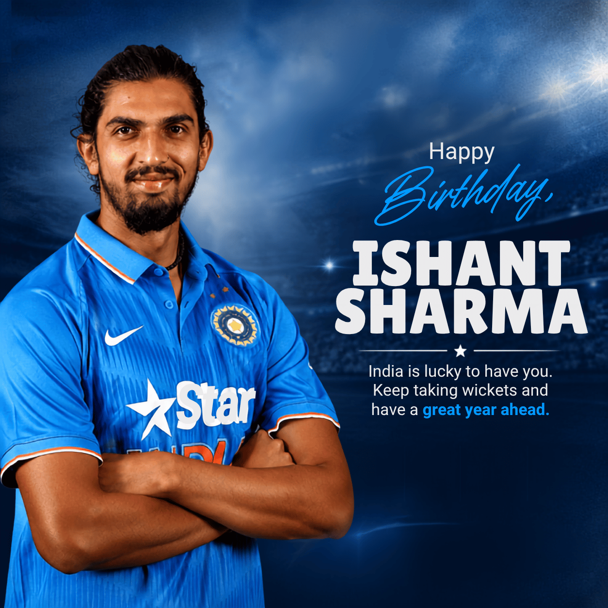 Ishant Sharma Birthday