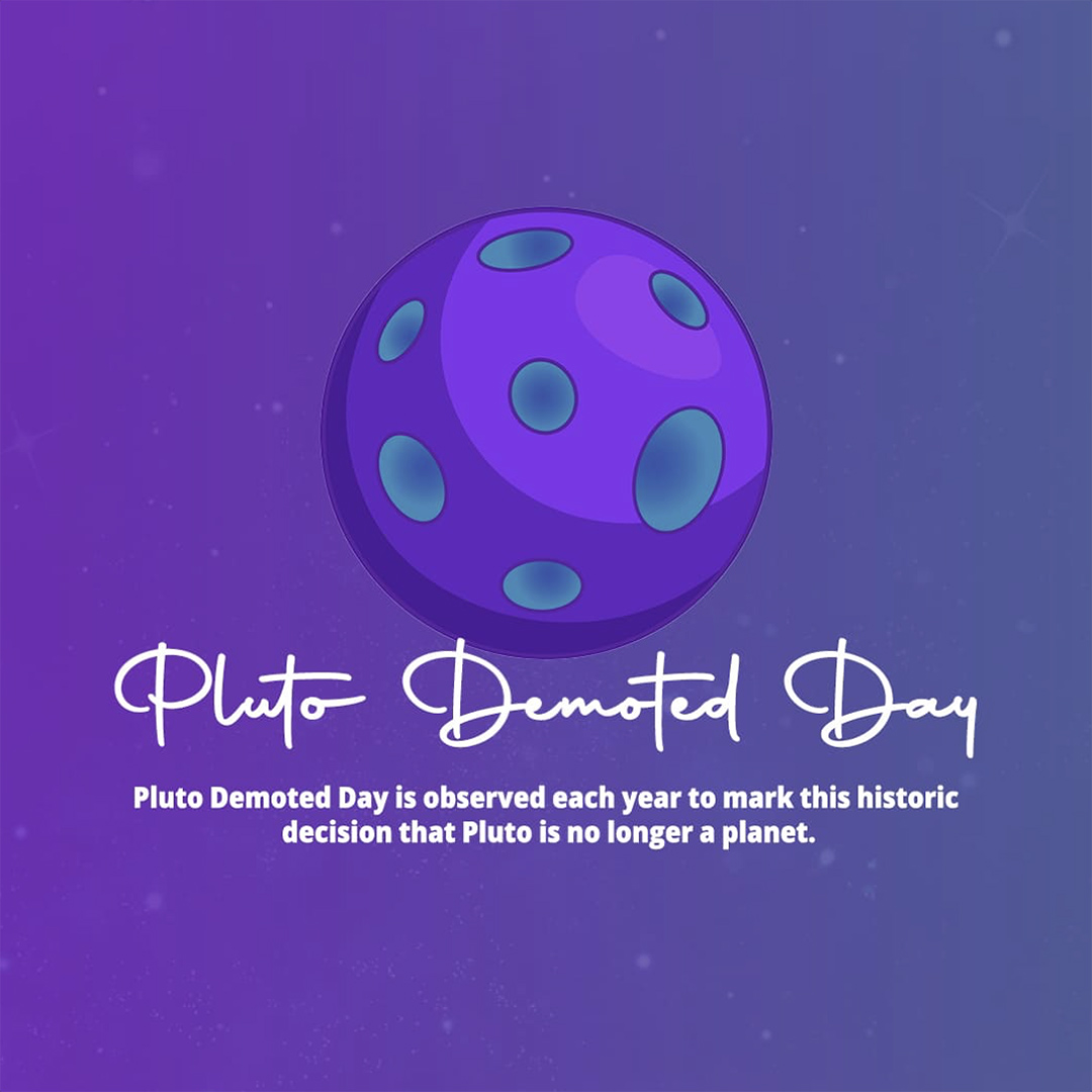 Pluto Demoted Day