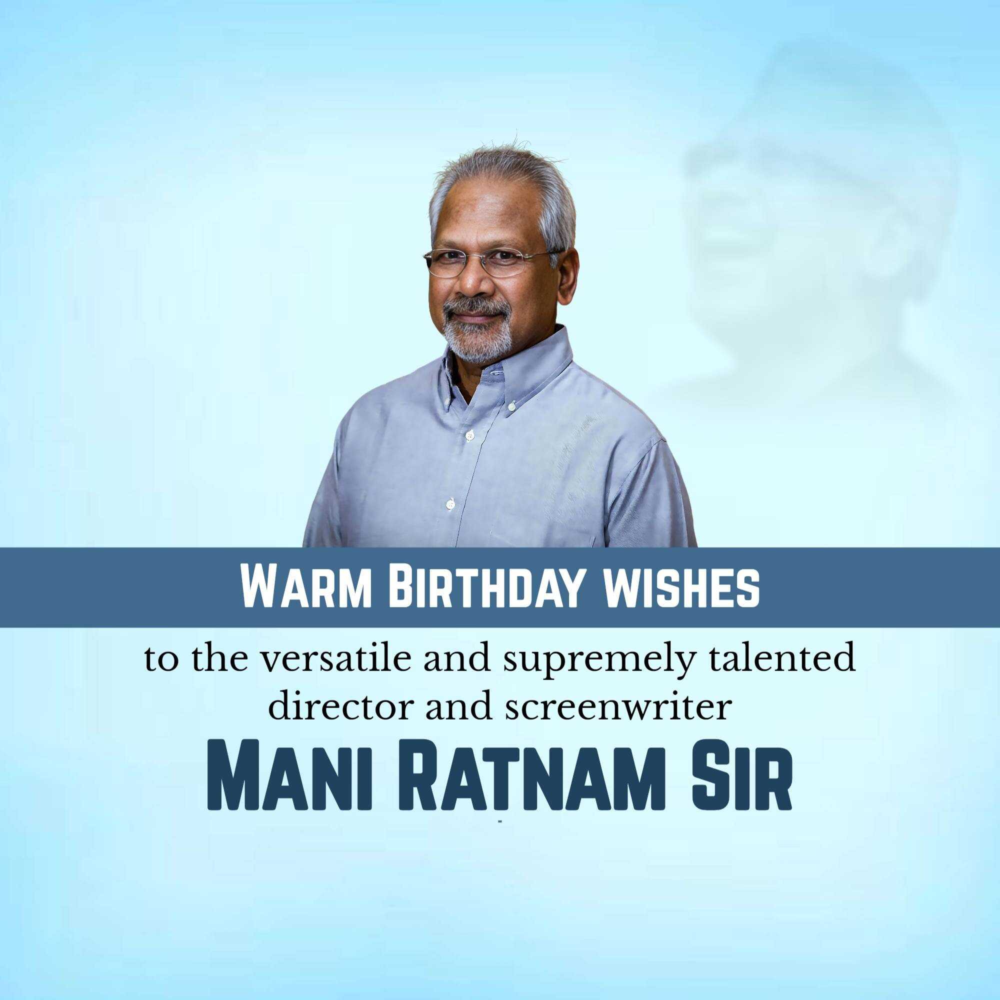 Maniratnam Birthday