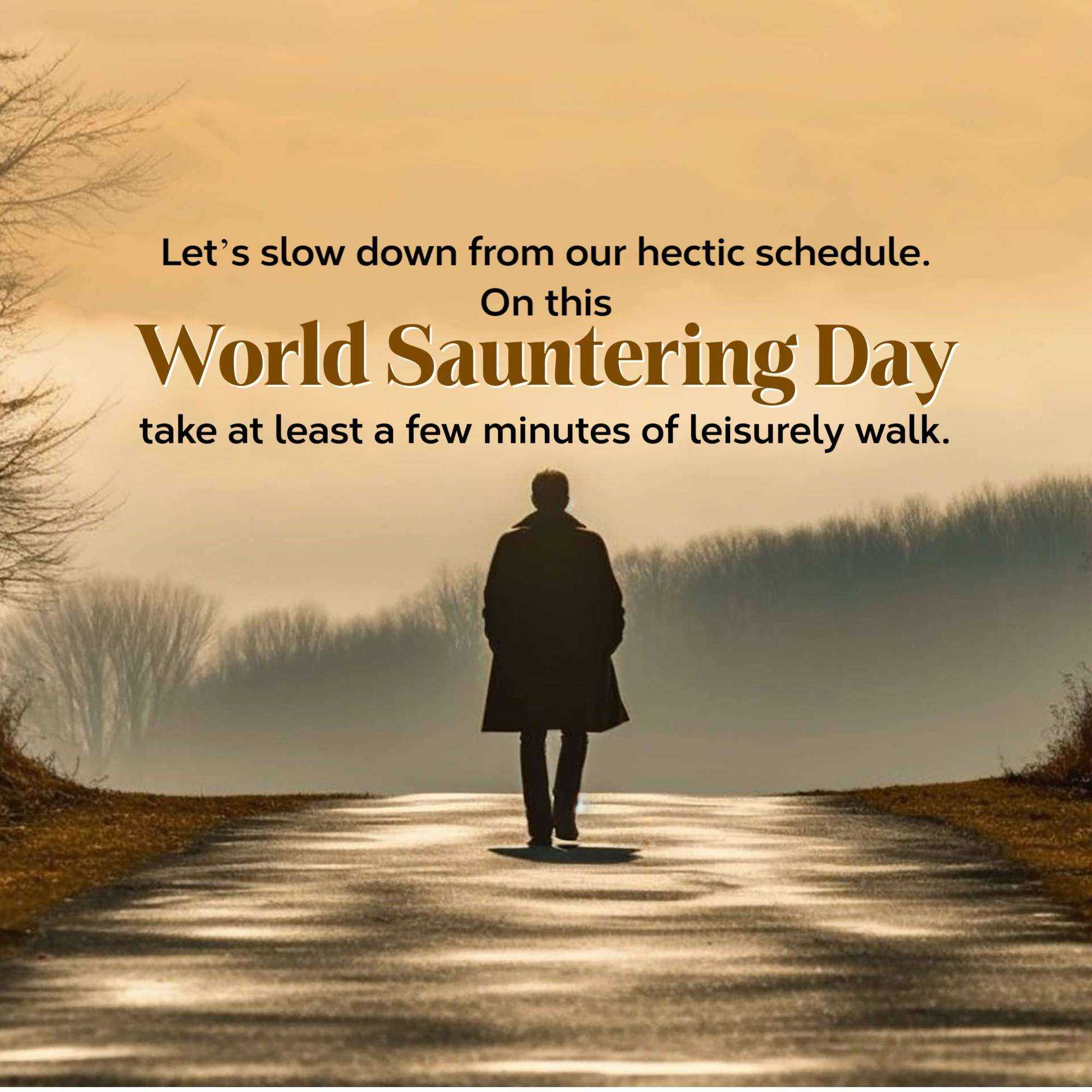 World Sauntering Day