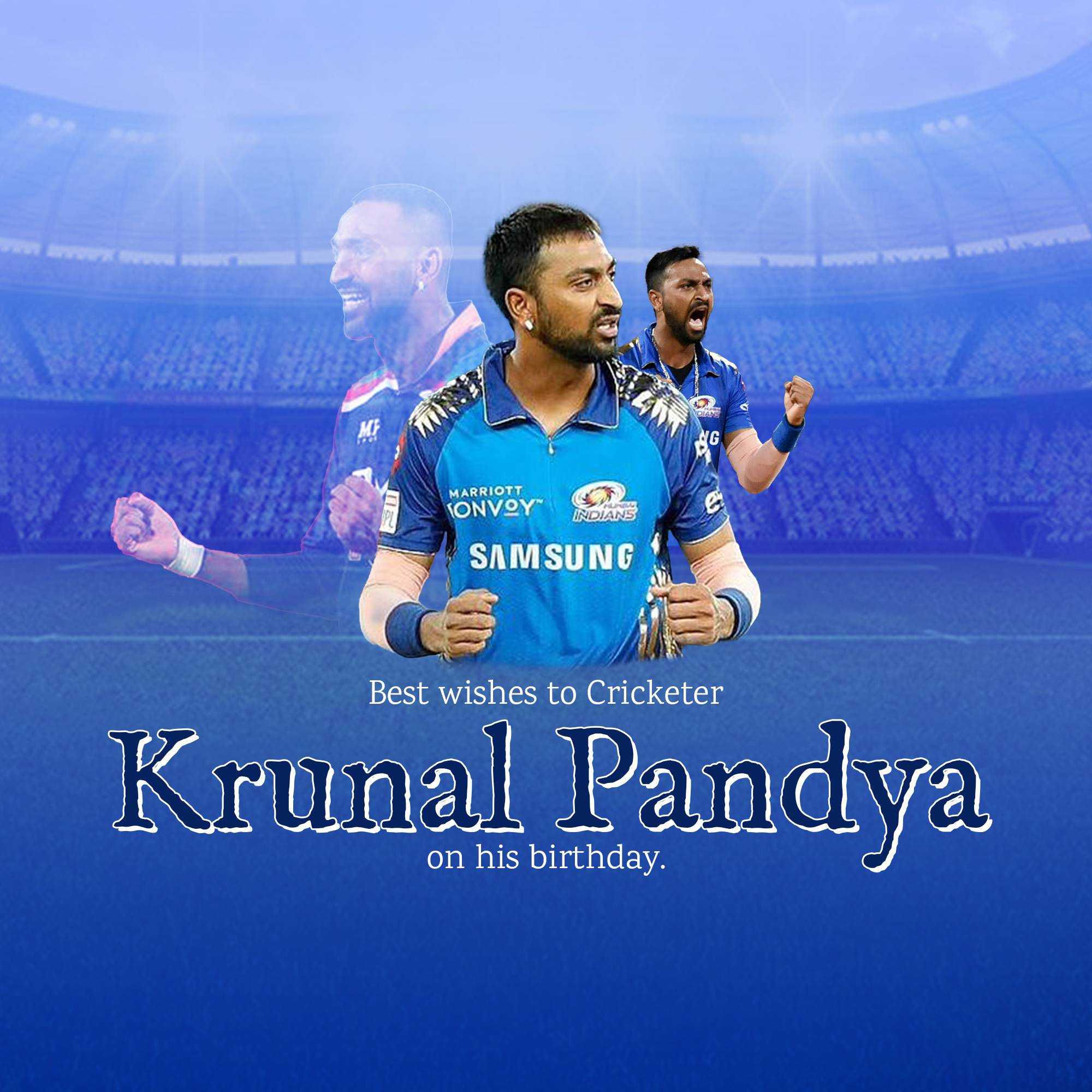 Krunal Pandya Birthday