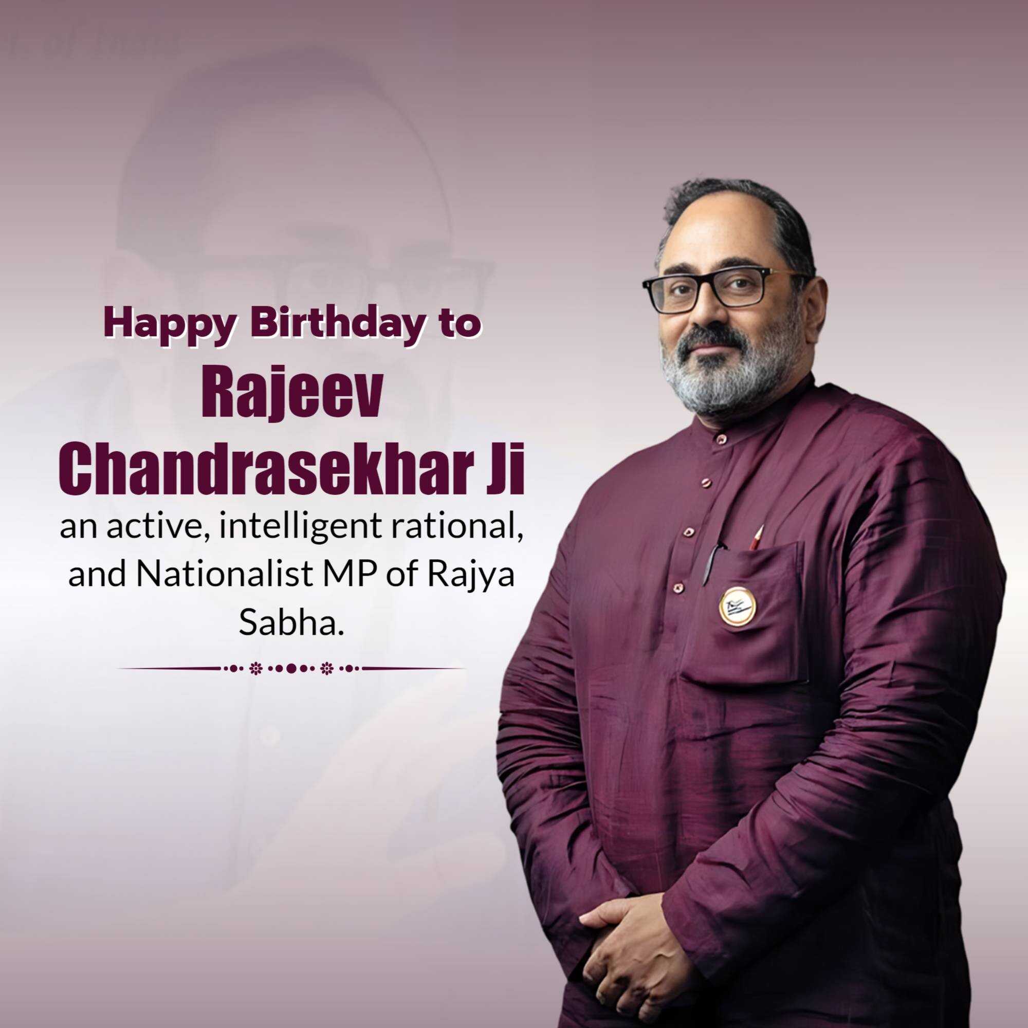 Rajeev Chandrasekhar Birthday