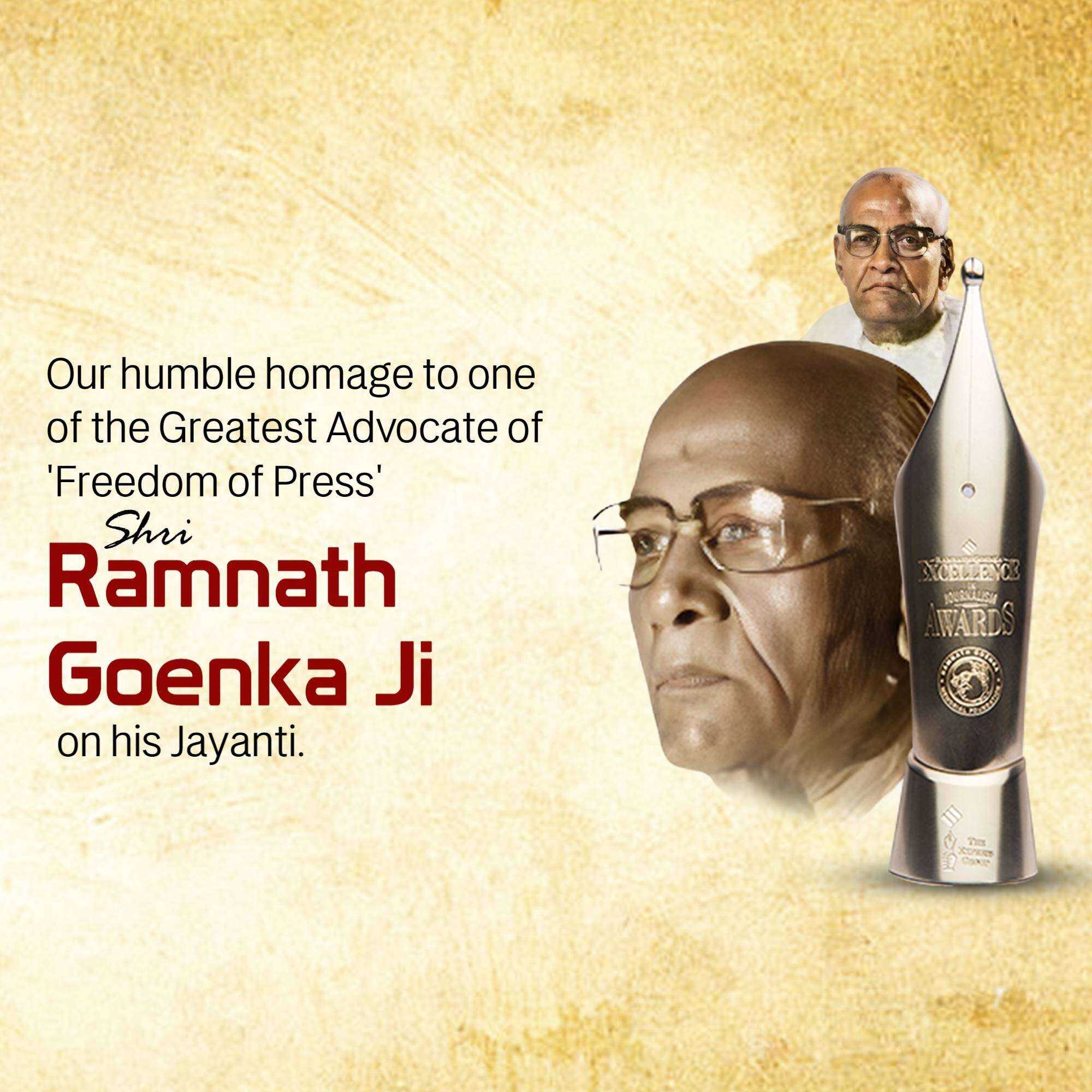 Ramnath Goenka Jayanti