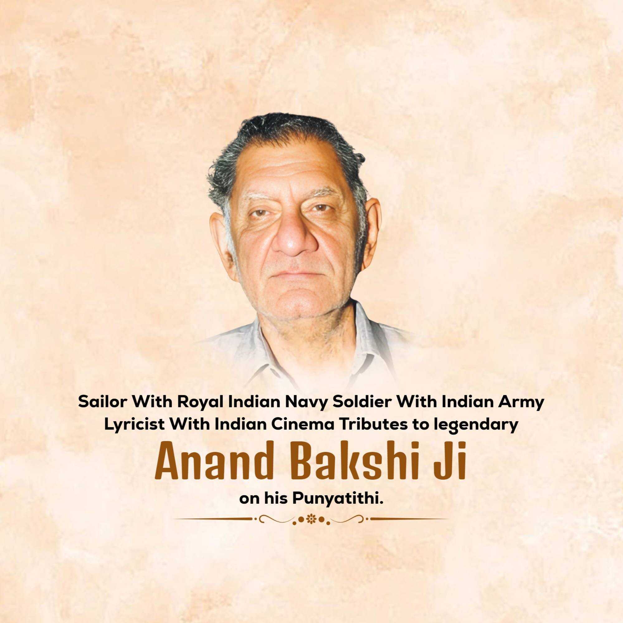 Anand Bakshi Punyatithi