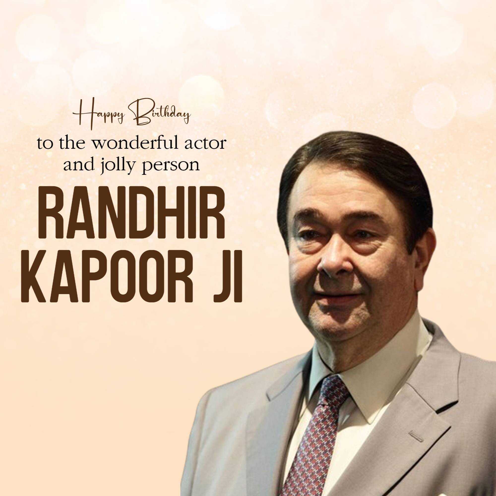 Randhir Kapoor Birthday