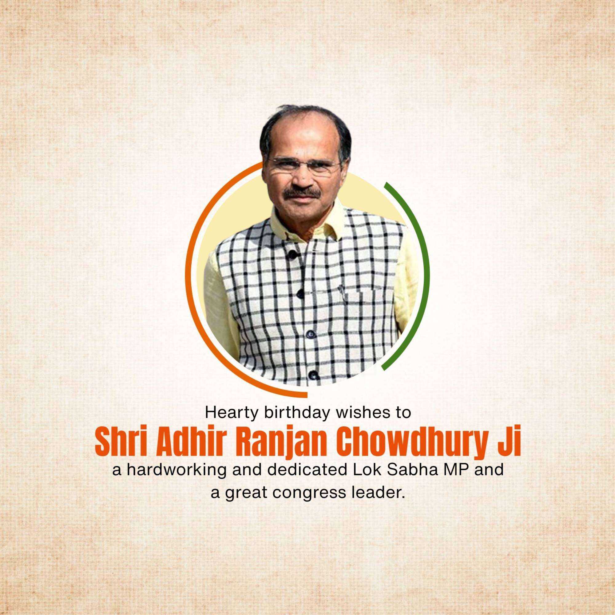Adhir Ranjan Chowdhury Ji Birthday