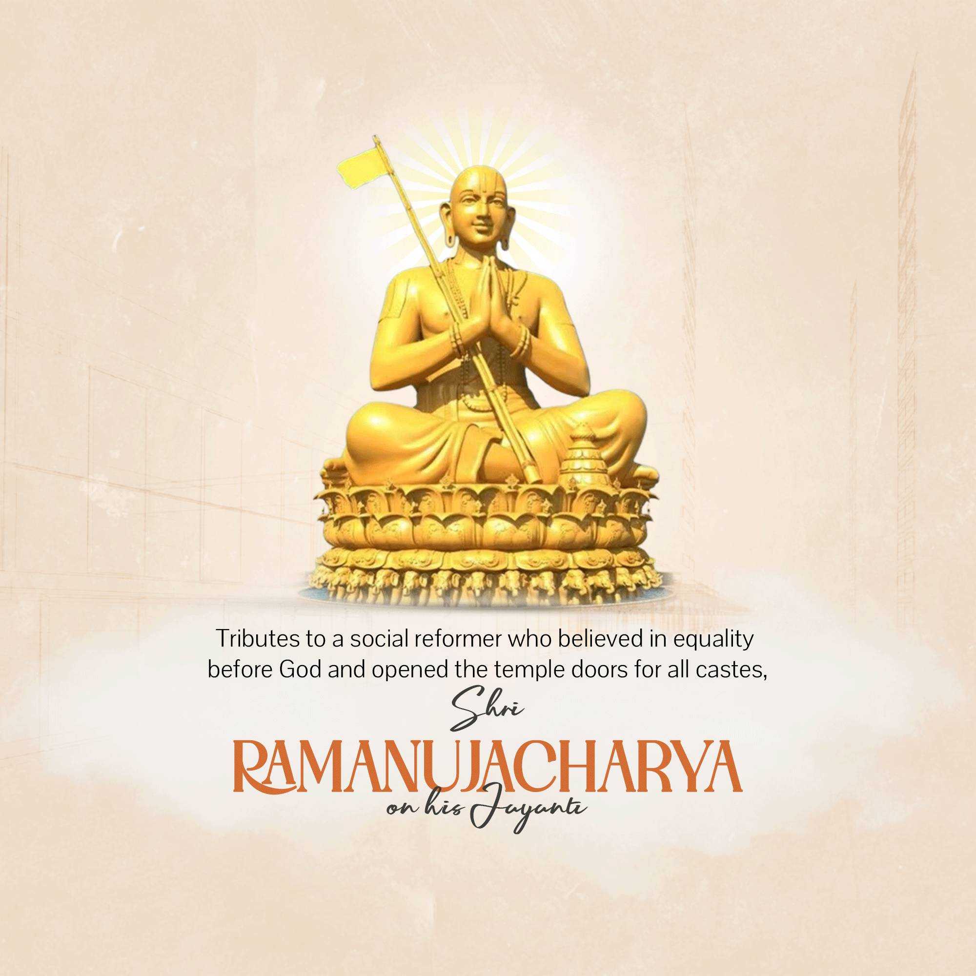 Sri Ramanuja Acharya Jayanti