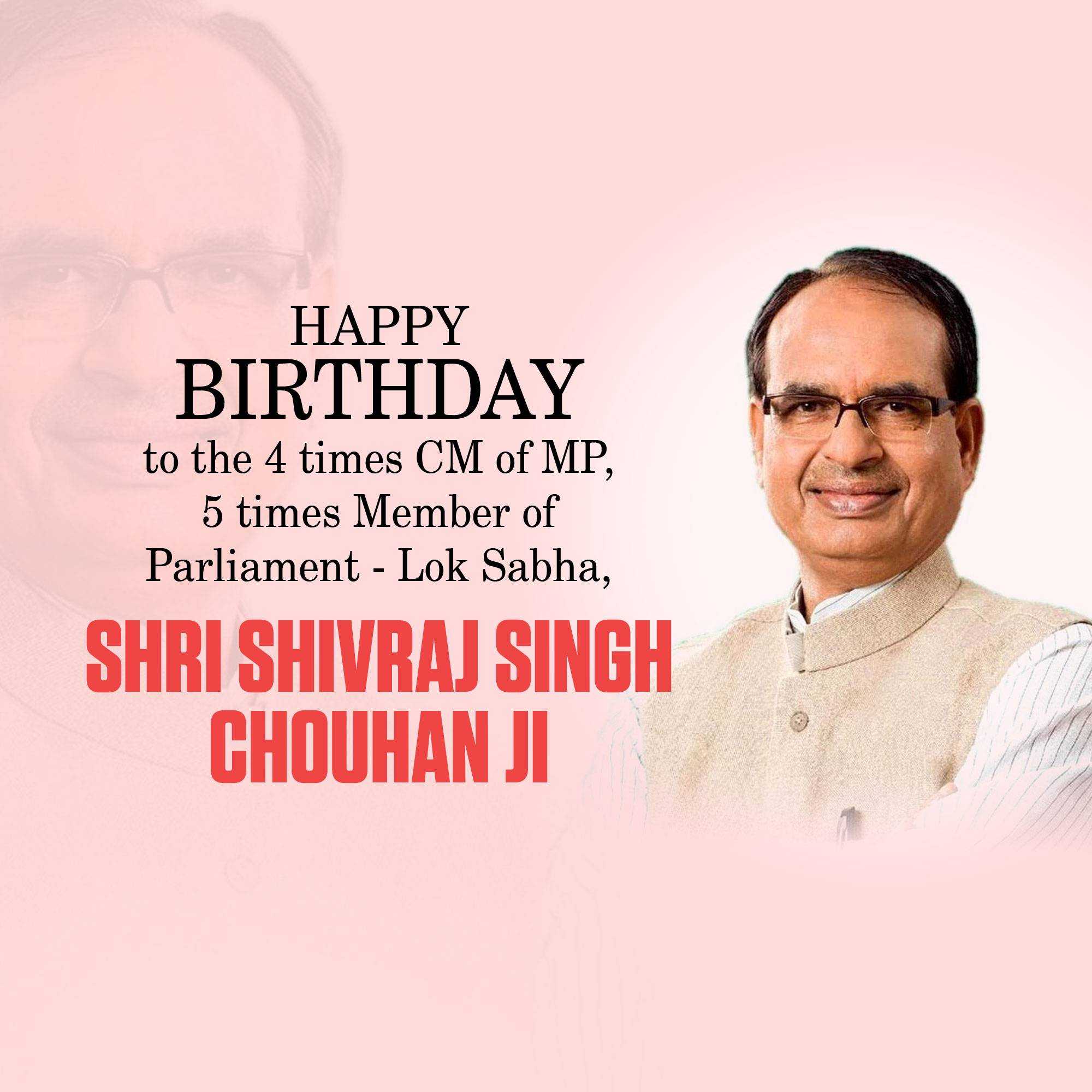 Shivraj Singh Happy Birthday