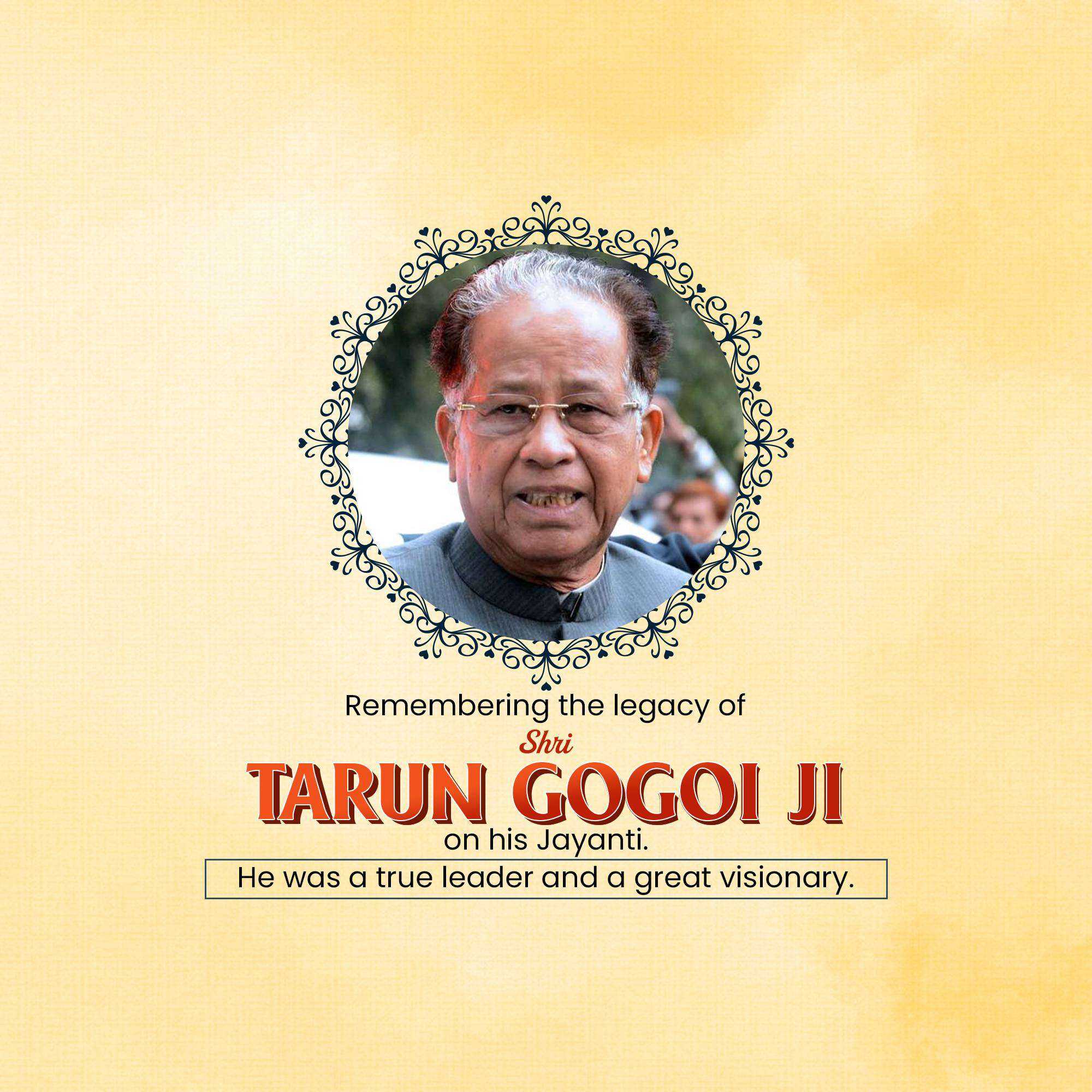 Tarun Gogoi Jayanti