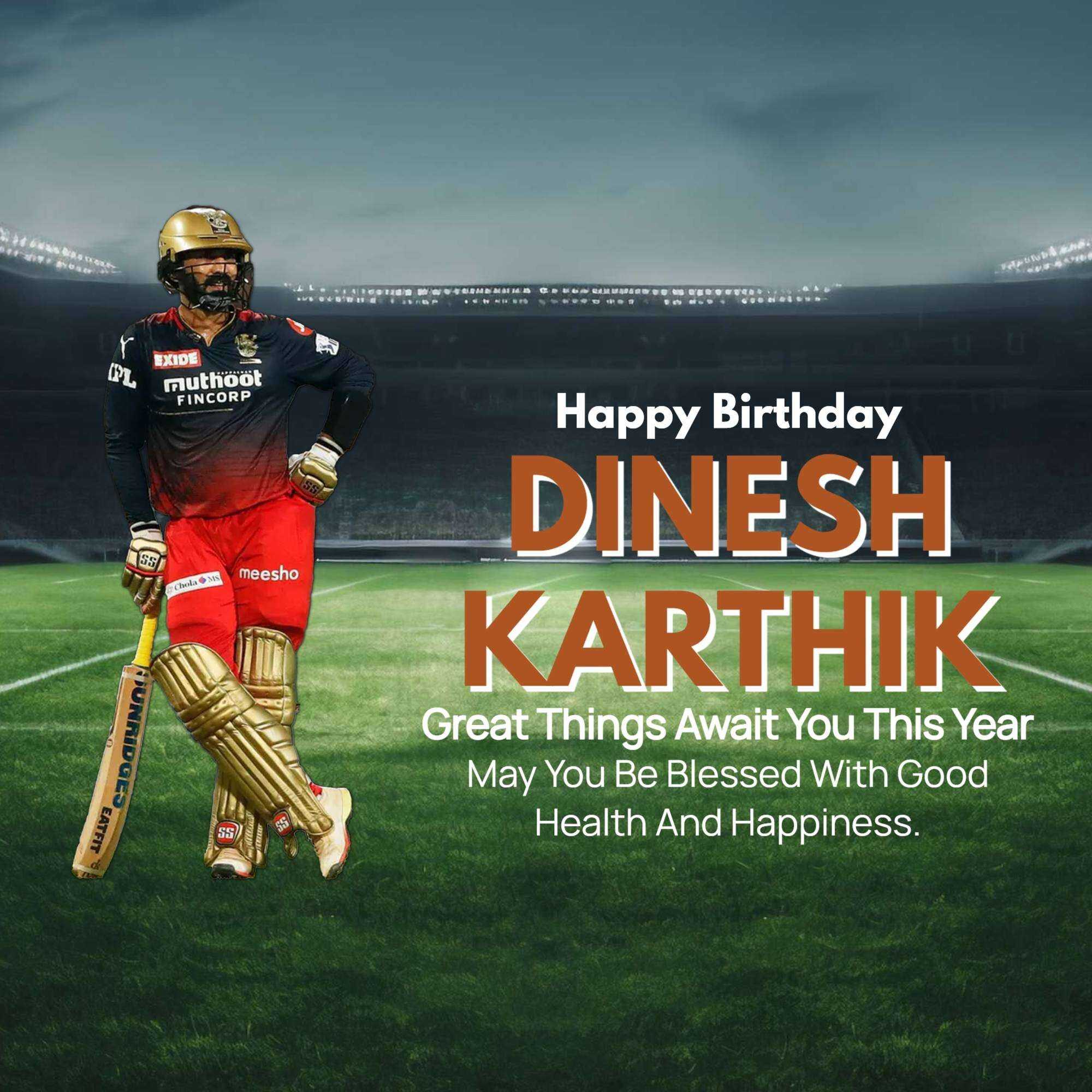 Dinesh Karthik Birthday