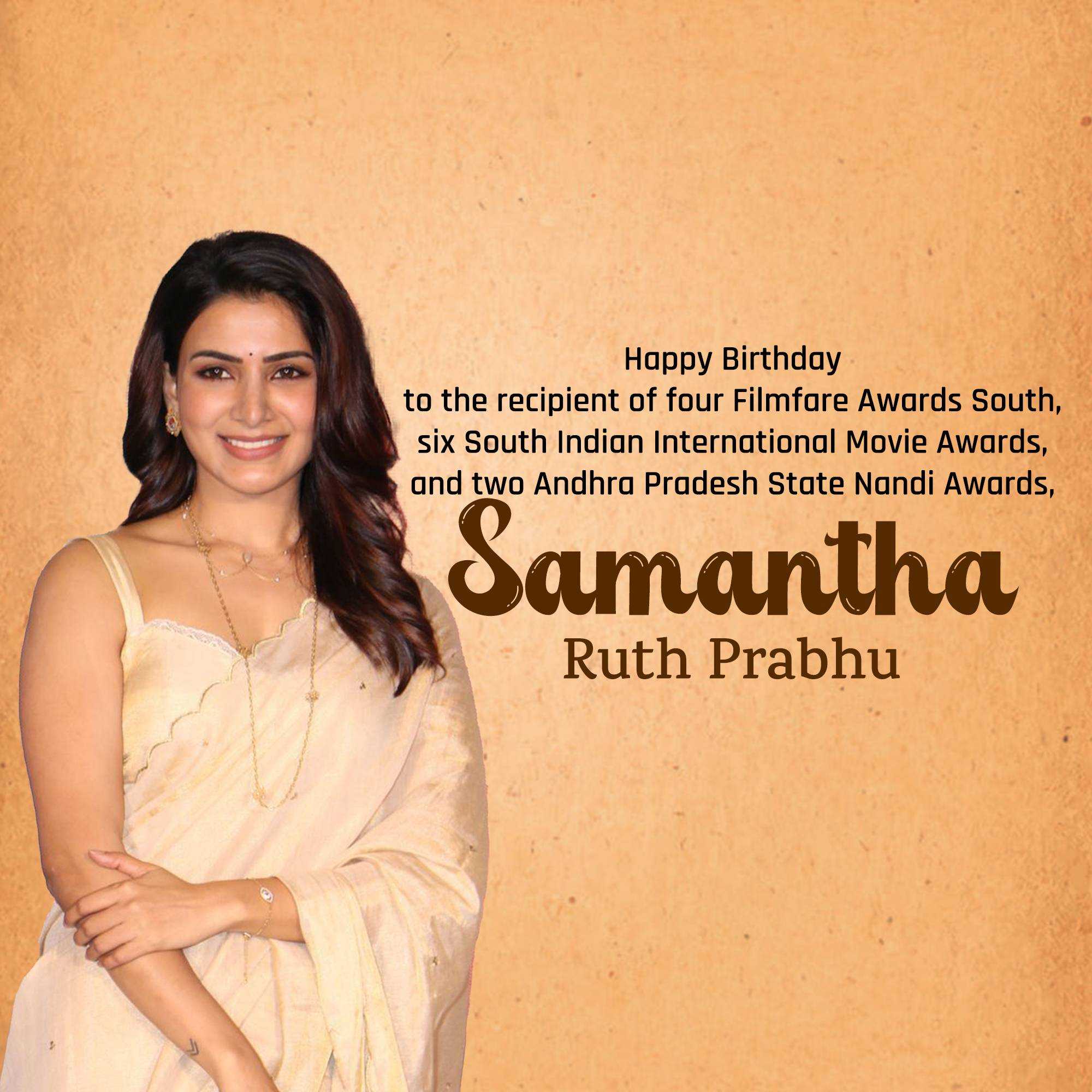 Samantha Ruth Prabhu Birthday