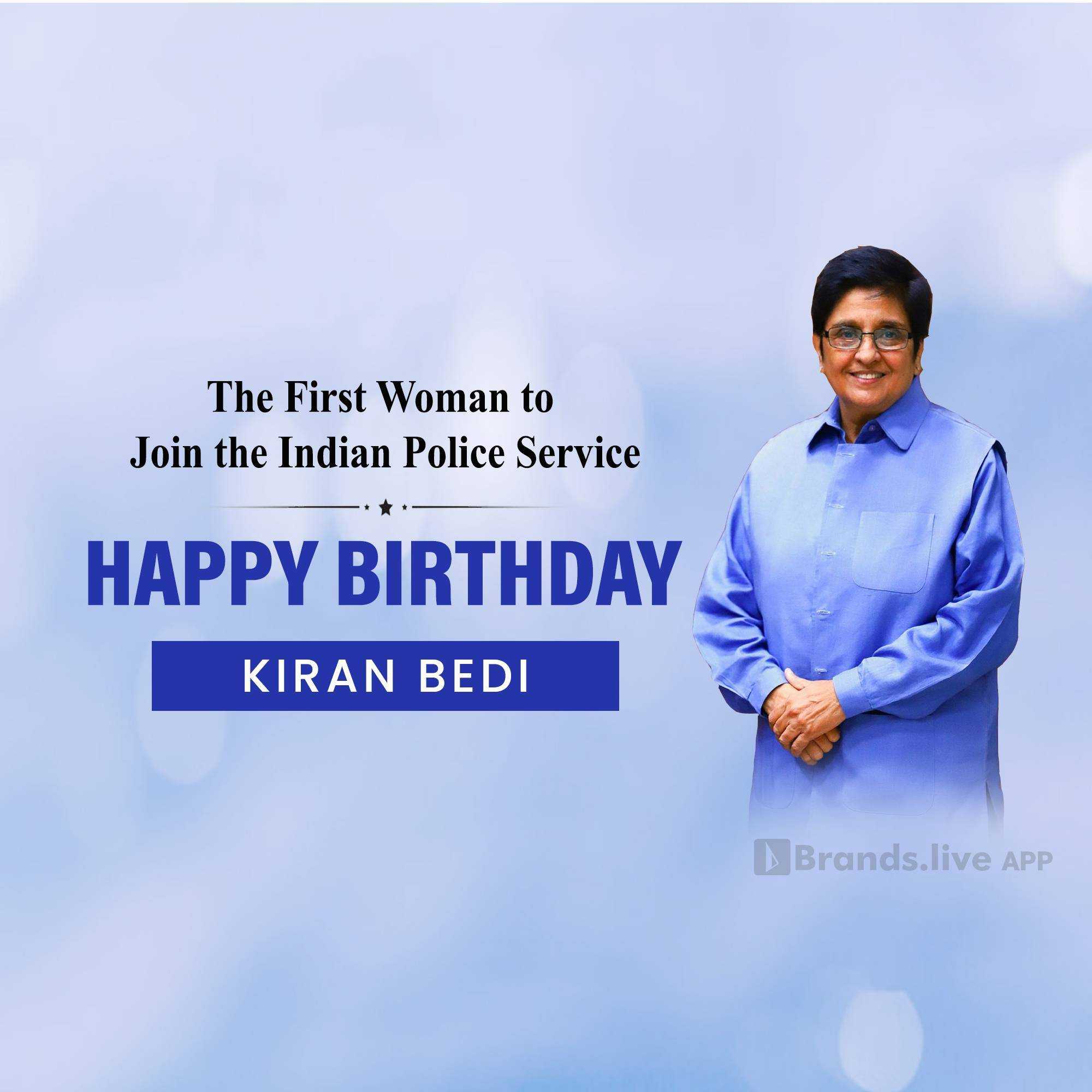 Kiran Bedi Birthday