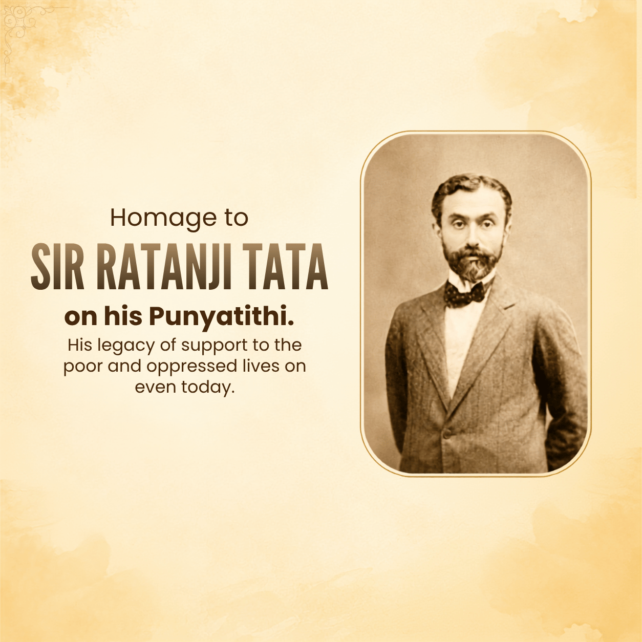 Sir Ratan Ji Tata Punyatithi