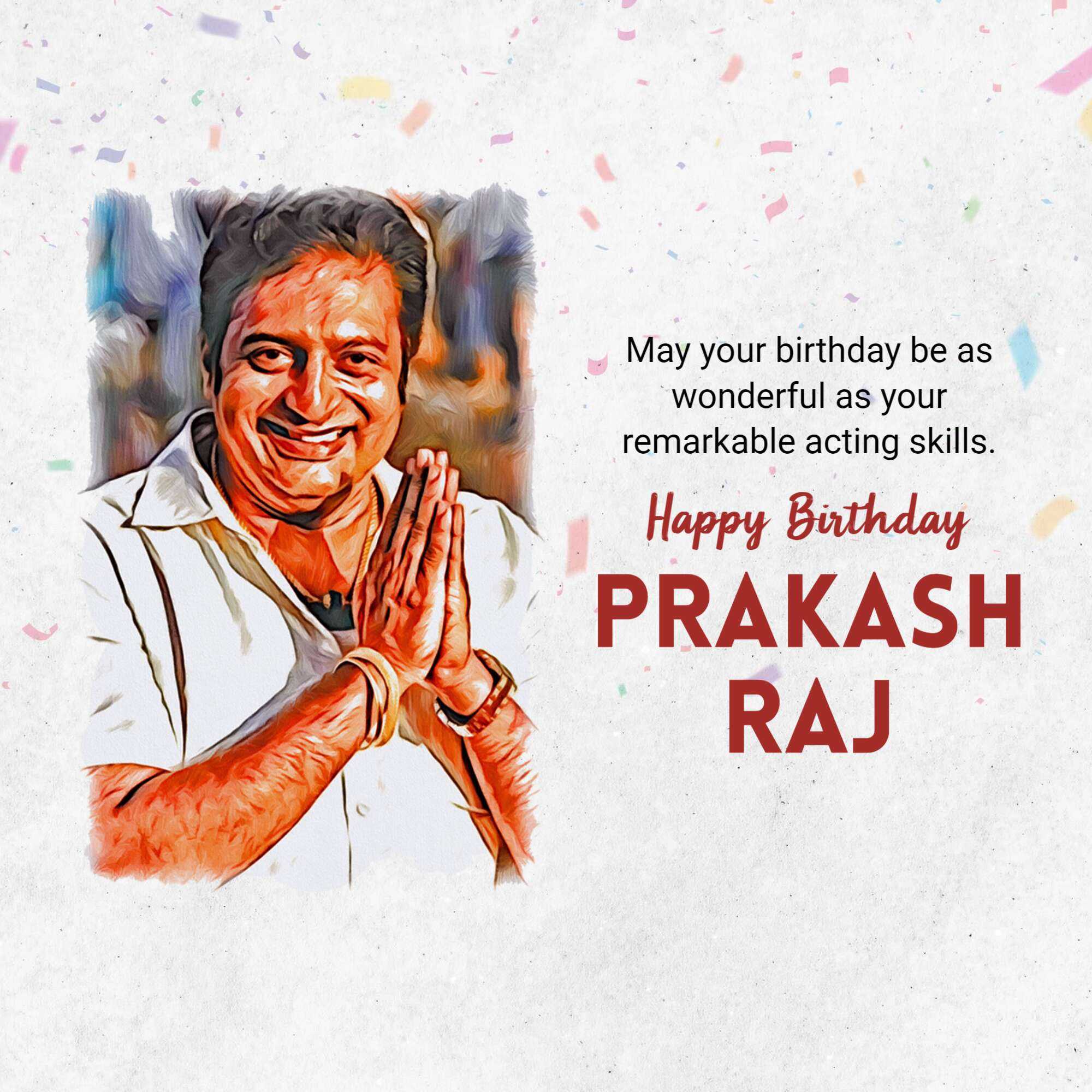 Prakash Raj Birthday