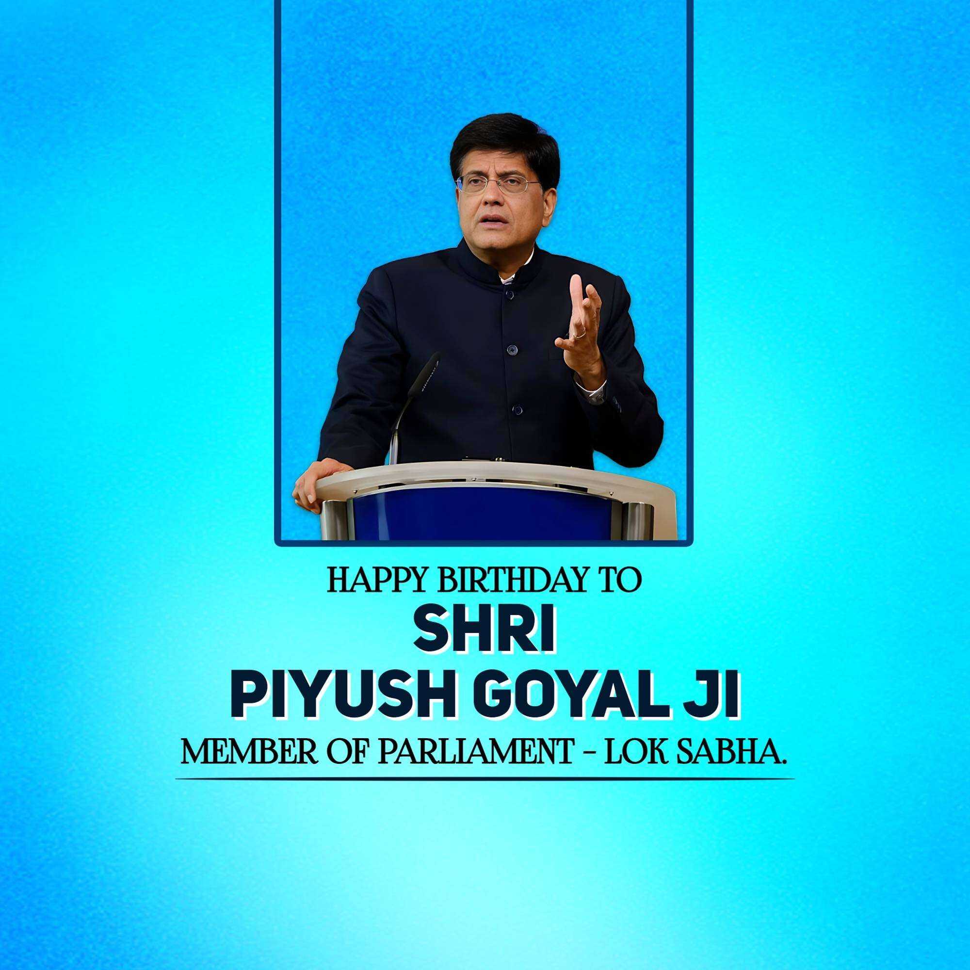 Piyush Goyal Birthday