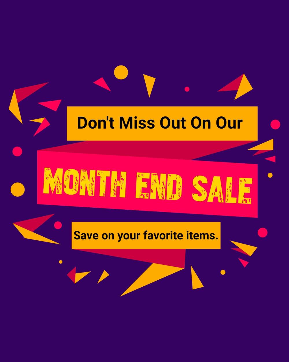 Month End Offer