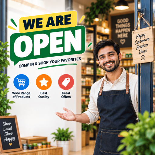 We are open