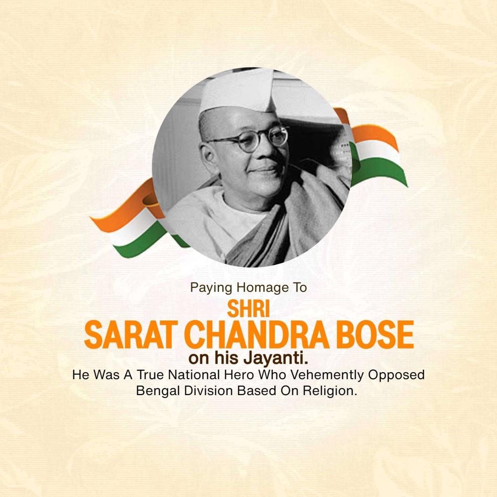 Sarat Chandra Bose Jayanti