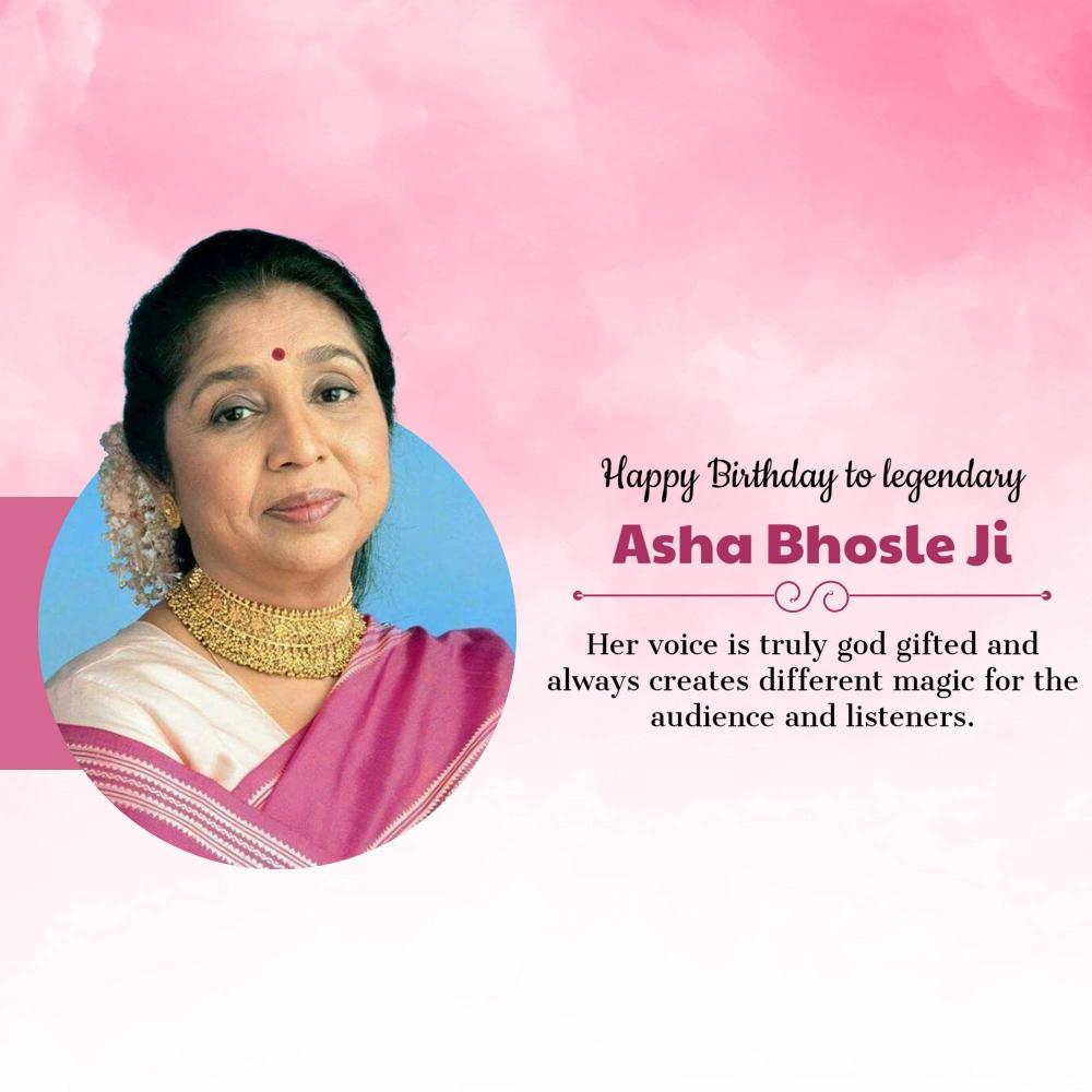 Asha Bhosle Birthday