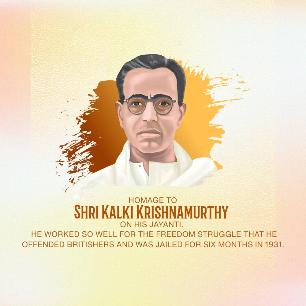 Kalki Krishnamurthy Jayanti