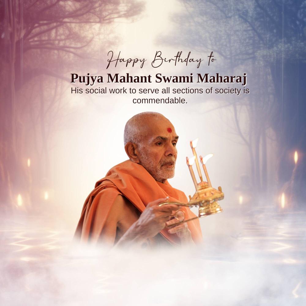 Mahant Swami Maharaj Birthday