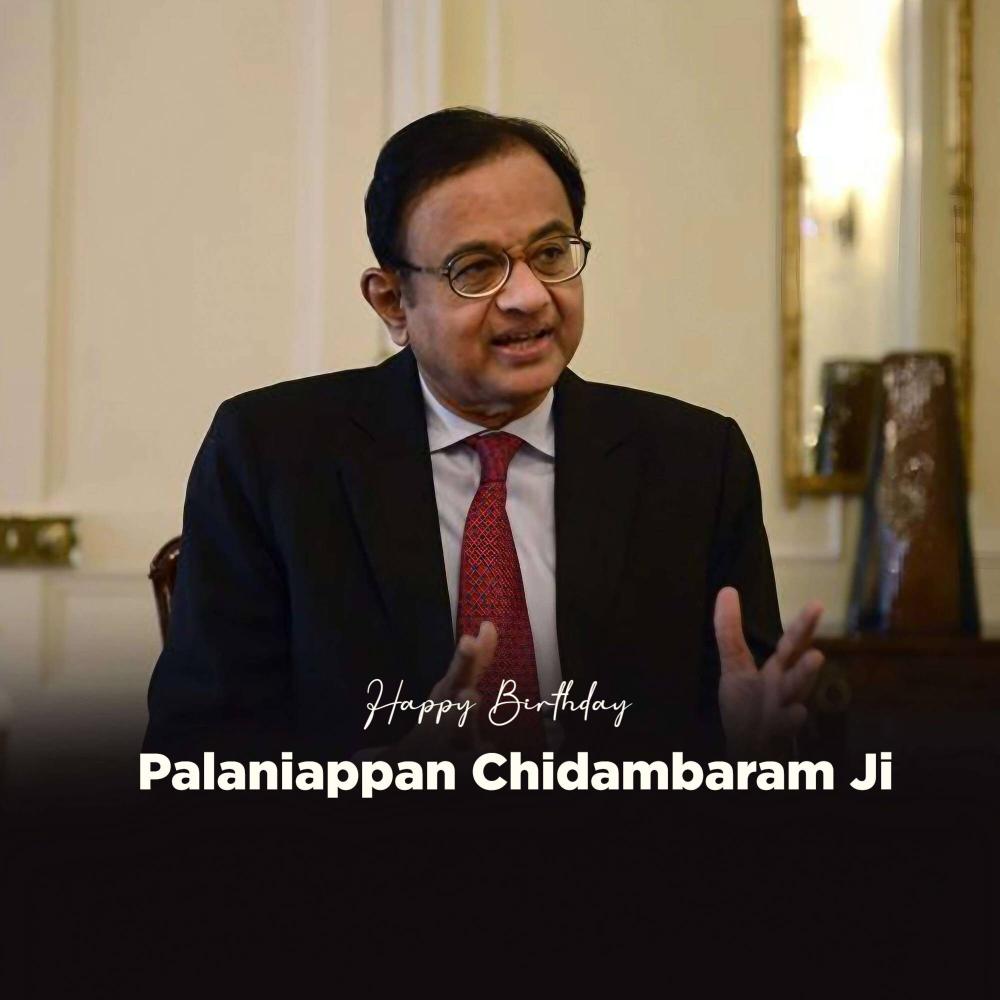 P. Chidambaram Birthday