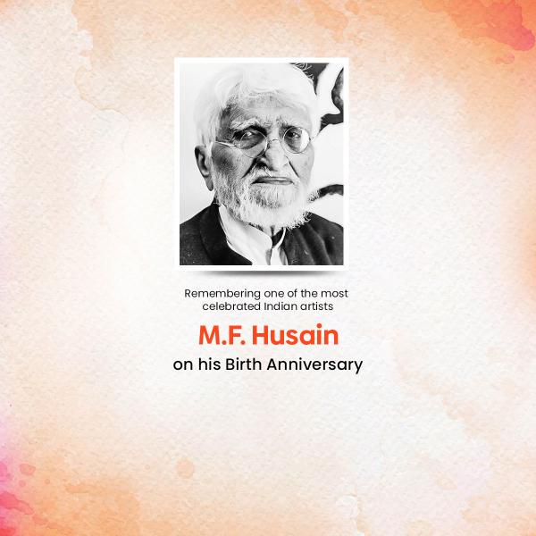 M. F. Husain Jayanti