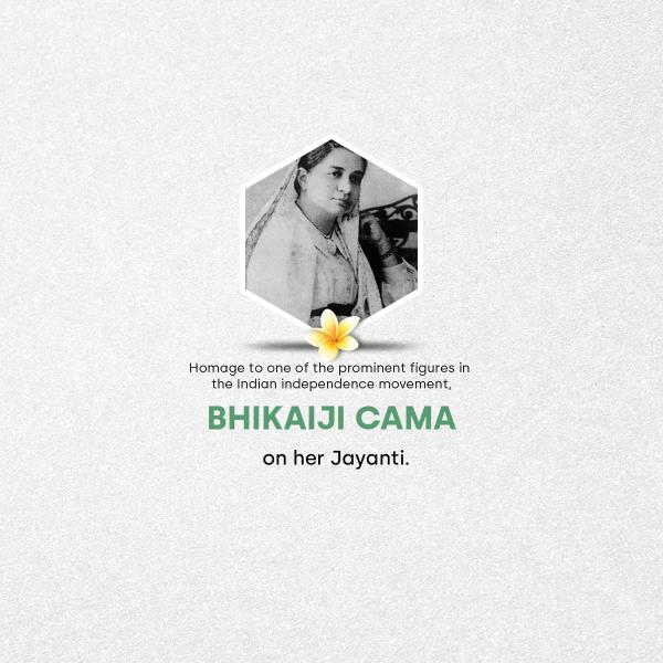Bhikaji Cama Jayanti